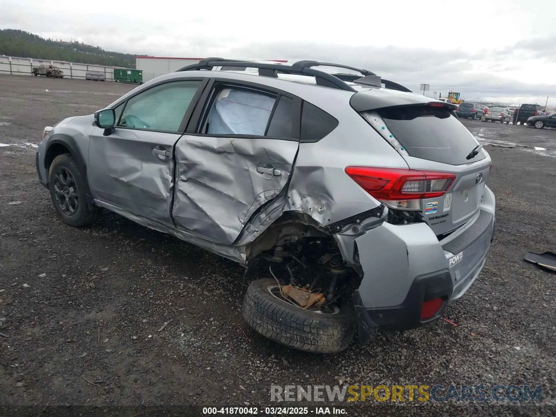3 Photograph of a damaged car JF2GTHSC1MH226682 SUBARU CROSSTREK 2021