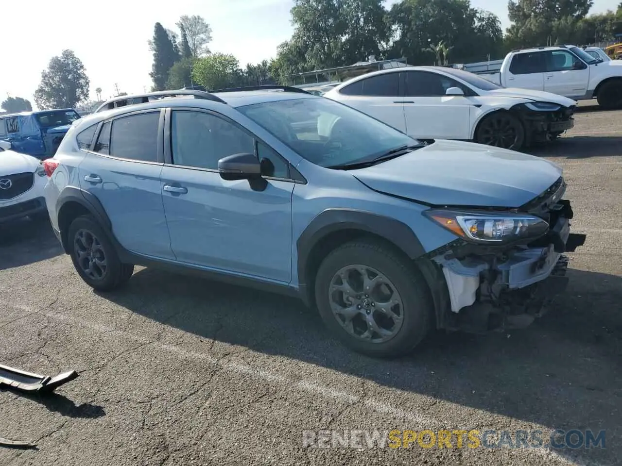 4 Фотография поврежденного автомобиля JF2GTHSC3MH360089 SUBARU CROSSTREK 2021