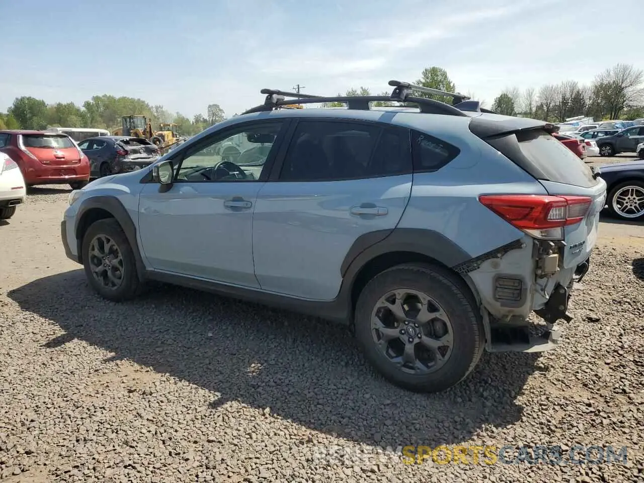 2 Photograph of a damaged car JF2GTHSC4MH227860 SUBARU CROSSTREK 2021