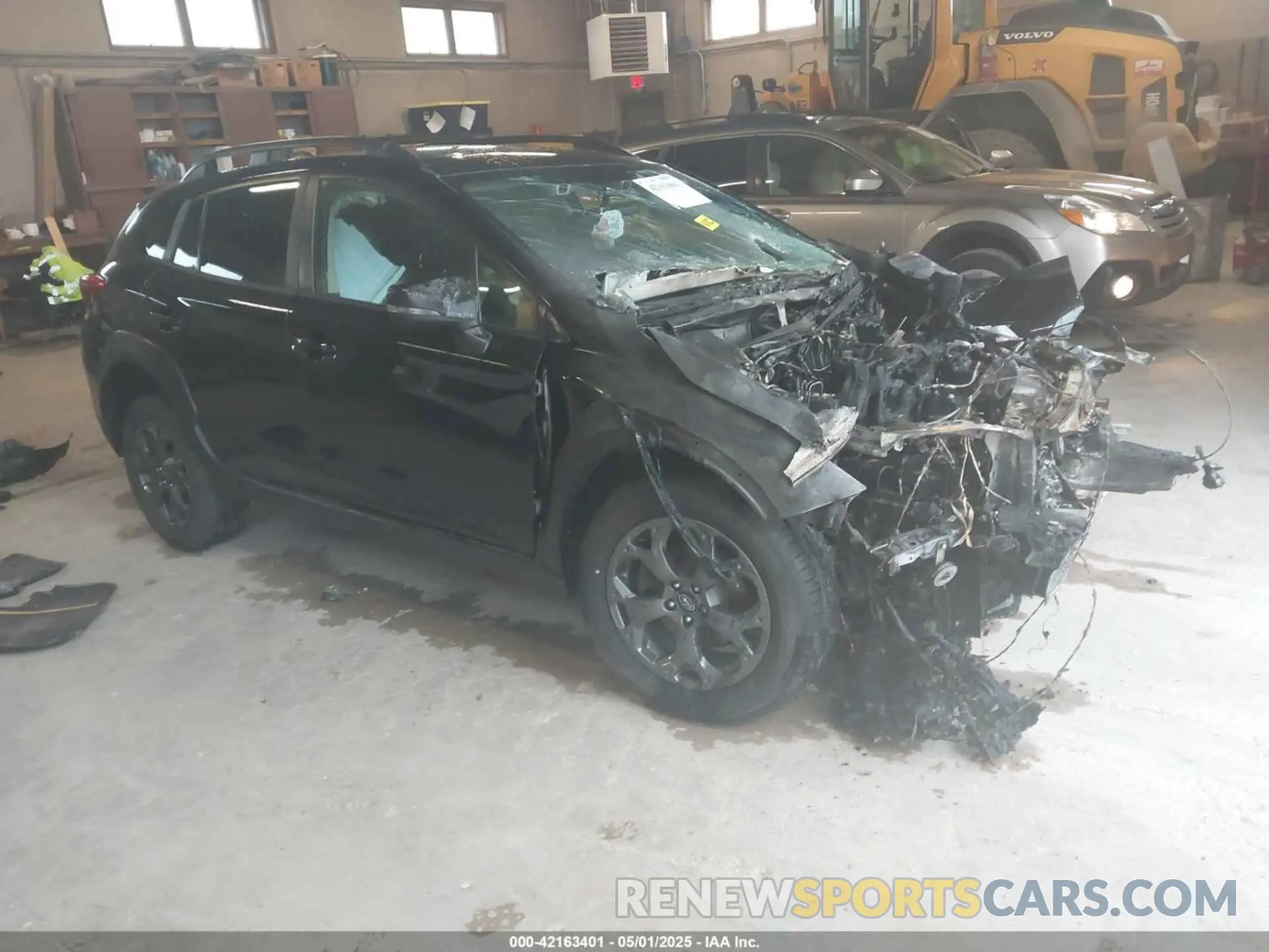 1 Photograph of a damaged car JF2GTHSC4MH383834 SUBARU CROSSTREK 2021