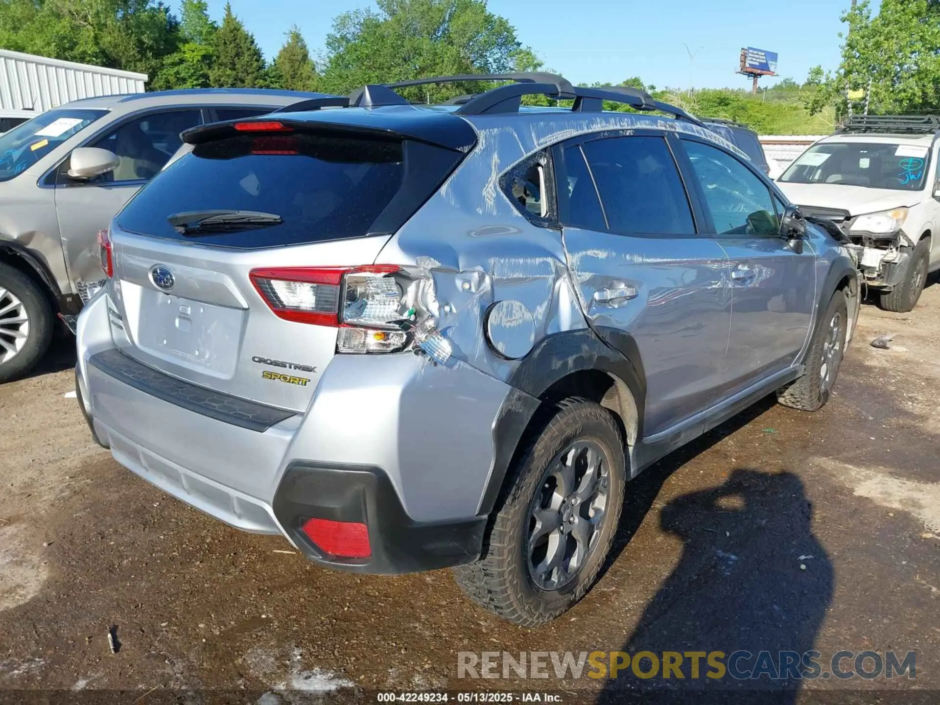 4 Фотография поврежденного автомобиля JF2GTHSC6MH222708 SUBARU CROSSTREK 2021