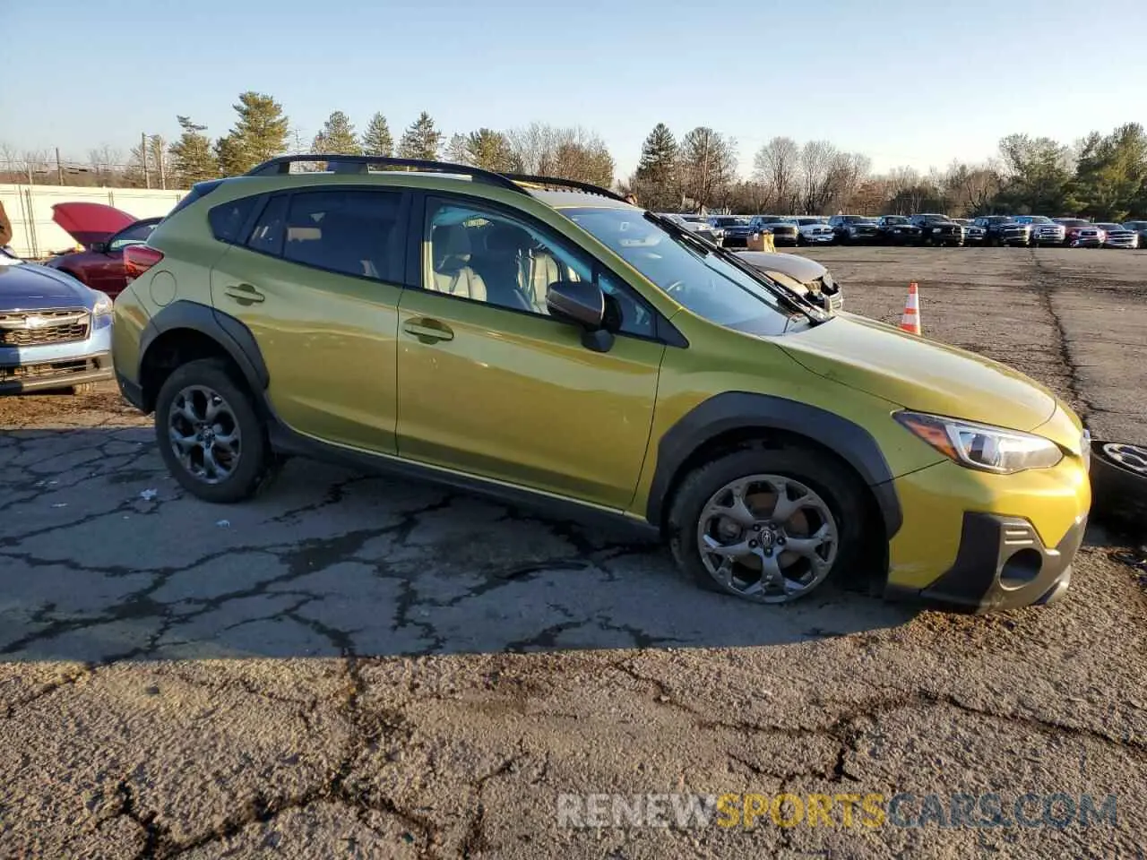 4 Photograph of a damaged car JF2GTHSC6MH285730 SUBARU CROSSTREK 2021