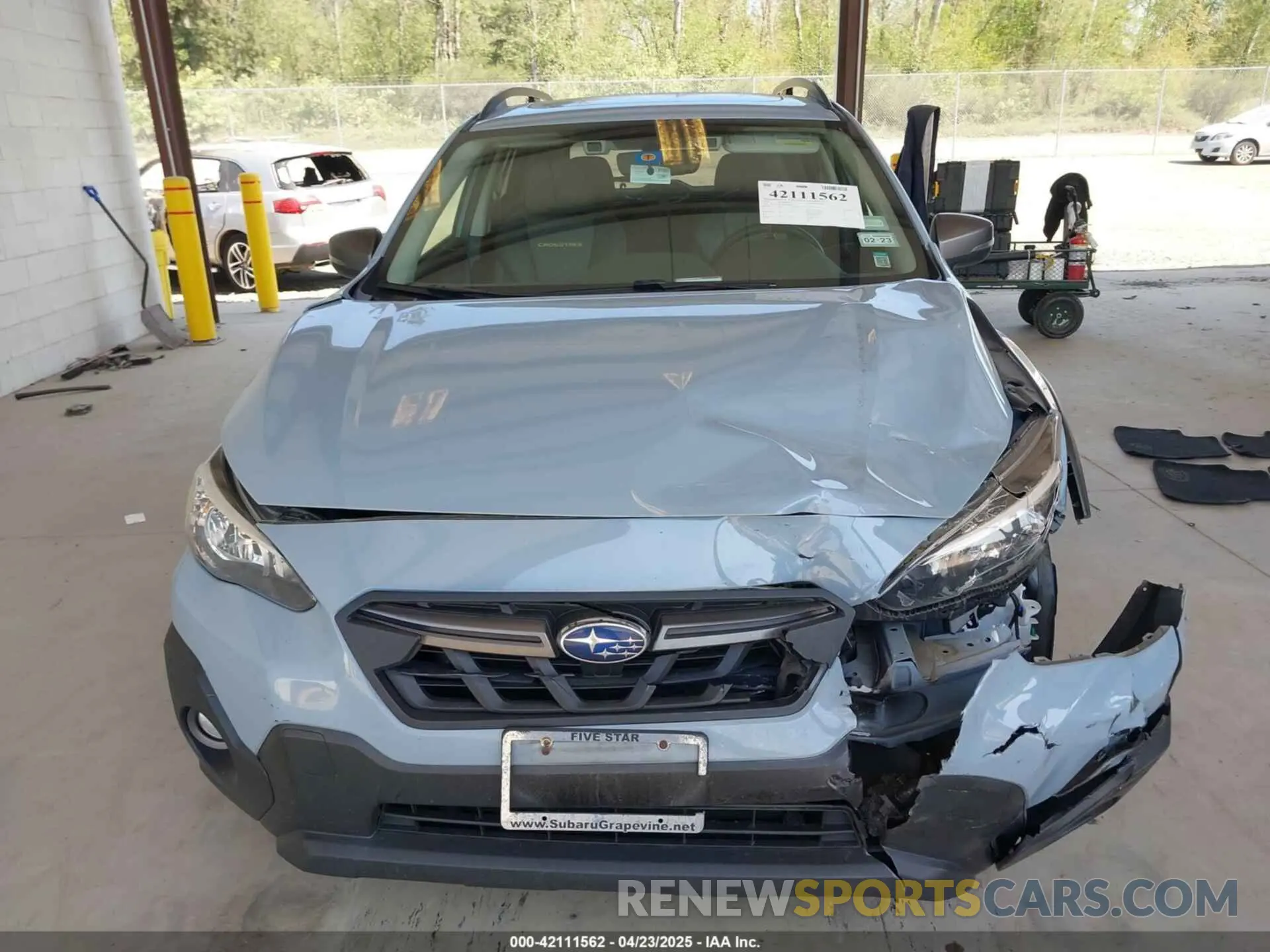 12 Photograph of a damaged car JF2GTHSC6MH303028 SUBARU CROSSTREK 2021