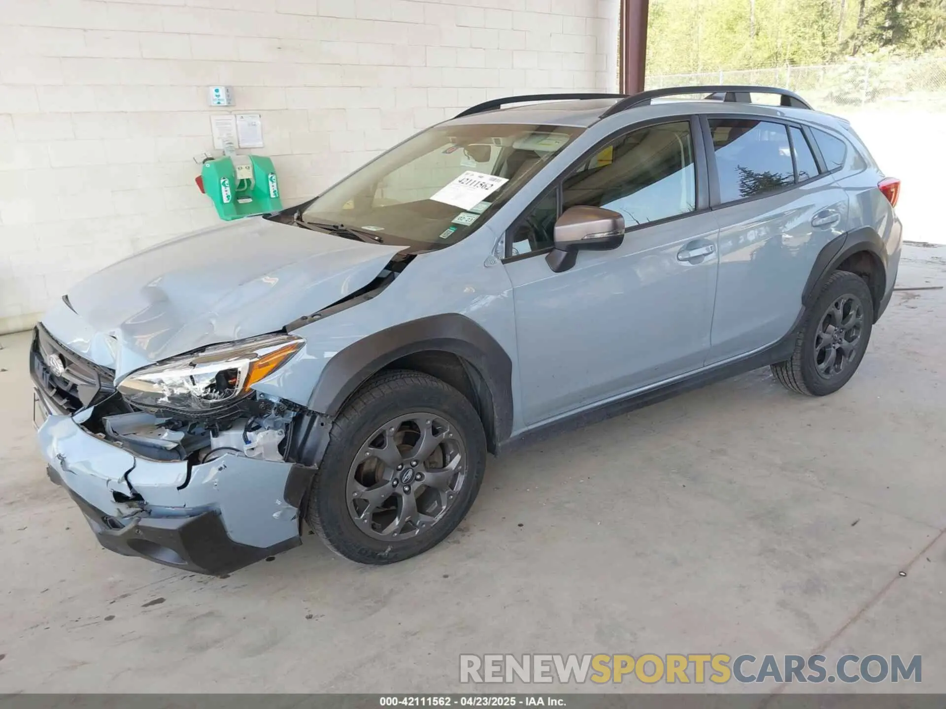 2 Photograph of a damaged car JF2GTHSC6MH303028 SUBARU CROSSTREK 2021