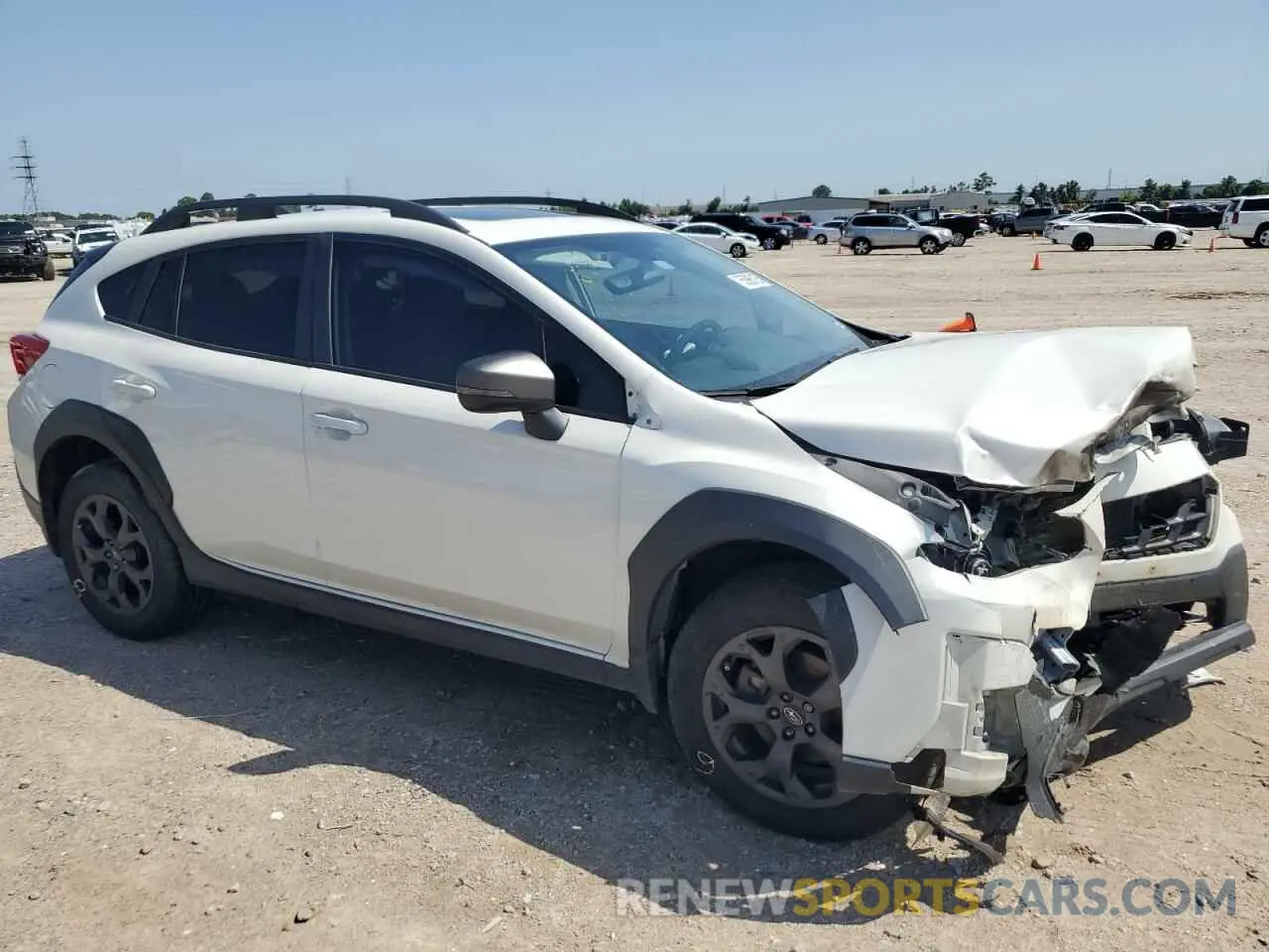 4 Photograph of a damaged car JF2GTHSC7MH373413 SUBARU CROSSTREK 2021