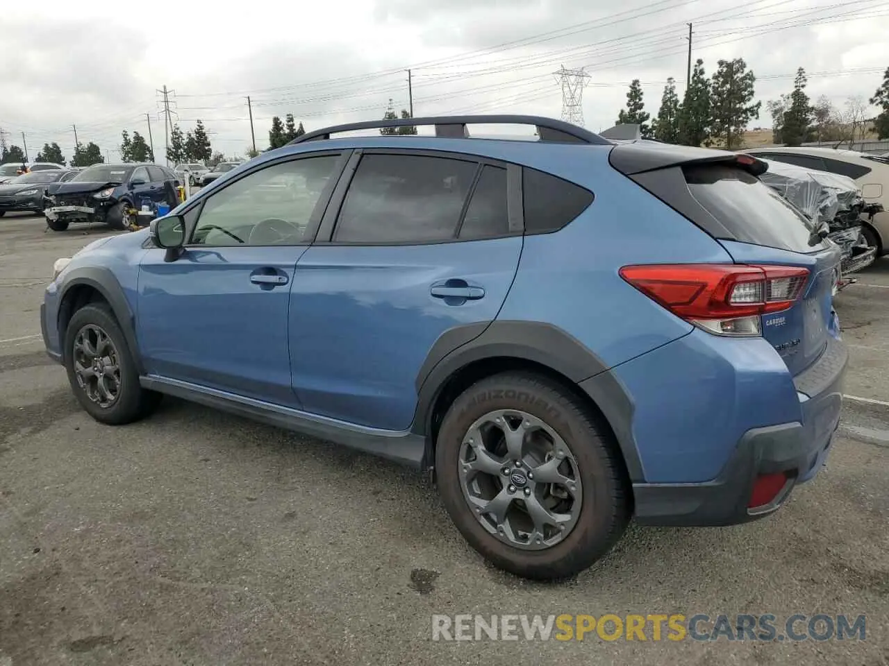 2 Photograph of a damaged car JF2GTHSC8MH238991 SUBARU CROSSTREK 2021