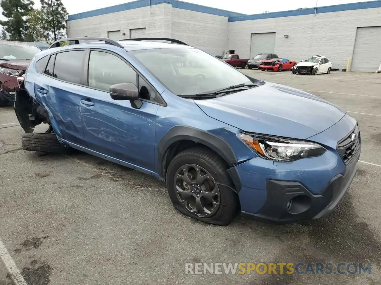 4 Photograph of a damaged car JF2GTHSC8MH238991 SUBARU CROSSTREK 2021