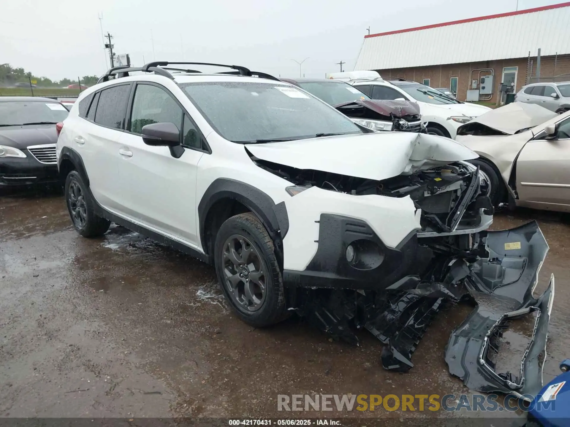 1 Фотография поврежденного автомобиля JF2GTHSC8MH302382 SUBARU CROSSTREK 2021