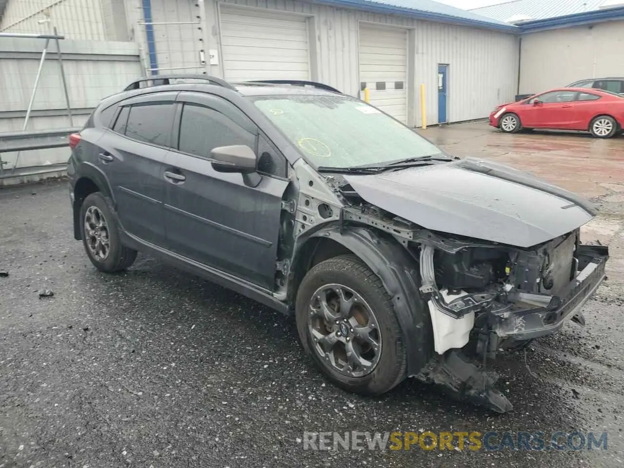 4 Photograph of a damaged car JF2GTHSC9MH243746 SUBARU CROSSTREK 2021