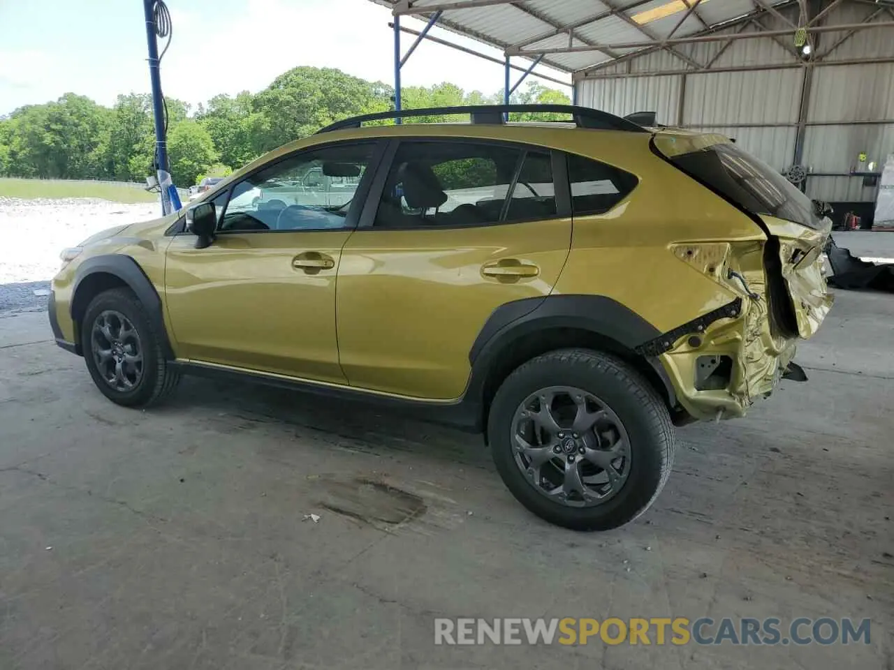 2 Photograph of a damaged car JF2GTHSCXMH302285 SUBARU CROSSTREK 2021