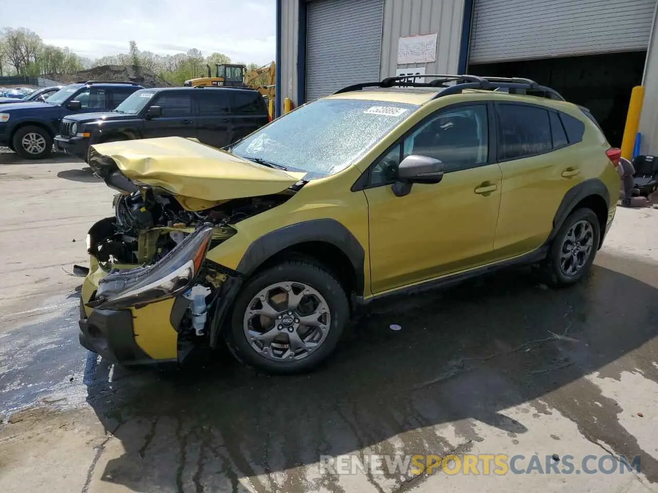 1 Photograph of a damaged car JF2GTHSCXMH315389 SUBARU CROSSTREK 2021