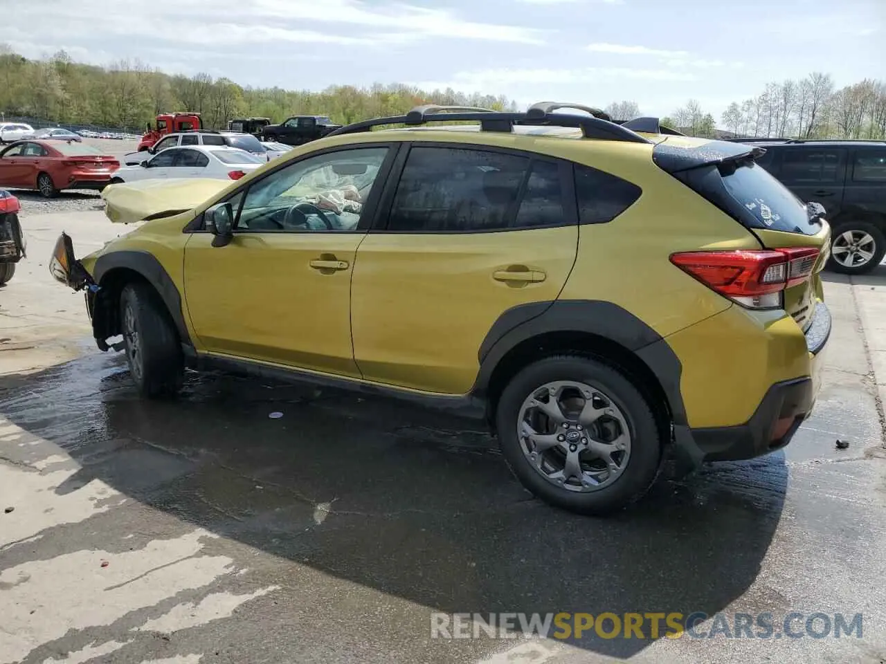 2 Photograph of a damaged car JF2GTHSCXMH315389 SUBARU CROSSTREK 2021