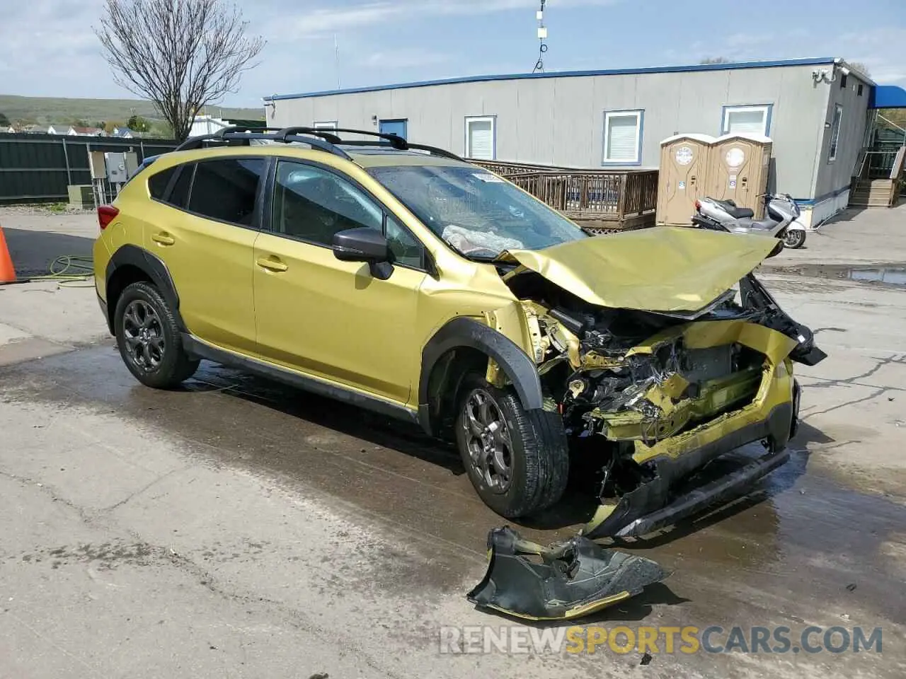 4 Photograph of a damaged car JF2GTHSCXMH315389 SUBARU CROSSTREK 2021