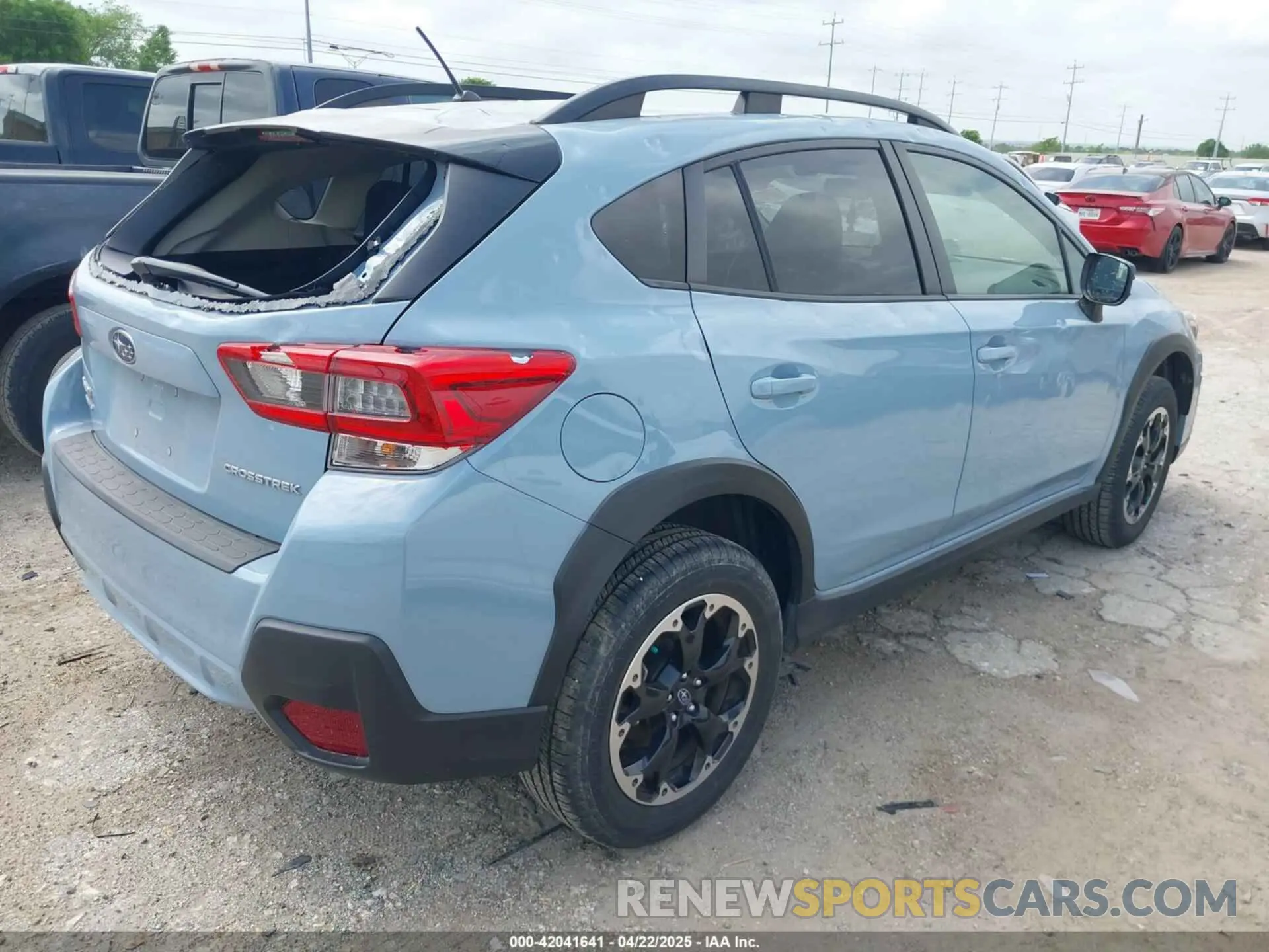4 Photograph of a damaged car JF2GTABC1NH223189 SUBARU CROSSTREK 2022