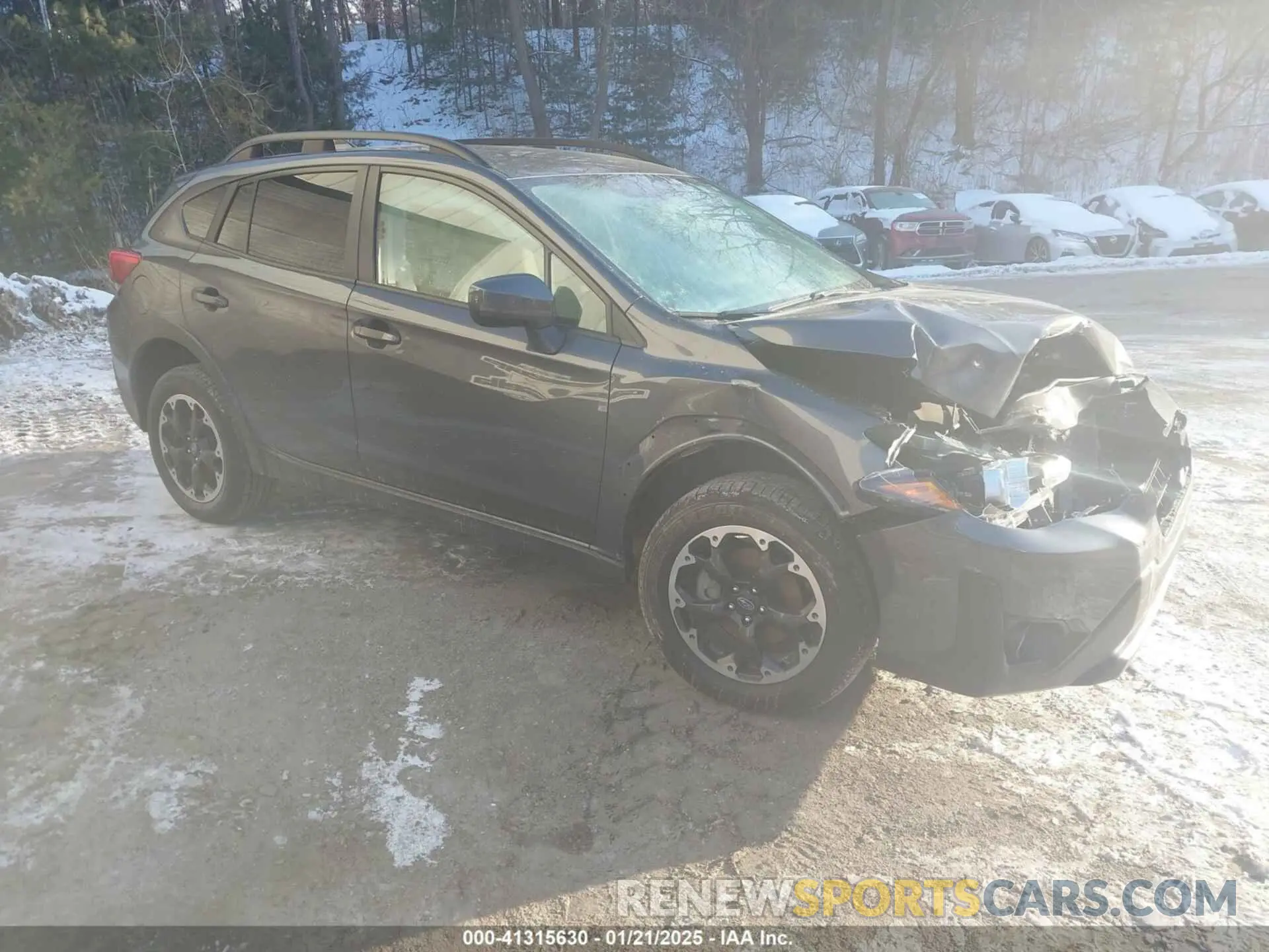 1 Photograph of a damaged car JF2GTACC3NG275251 SUBARU CROSSTREK 2022