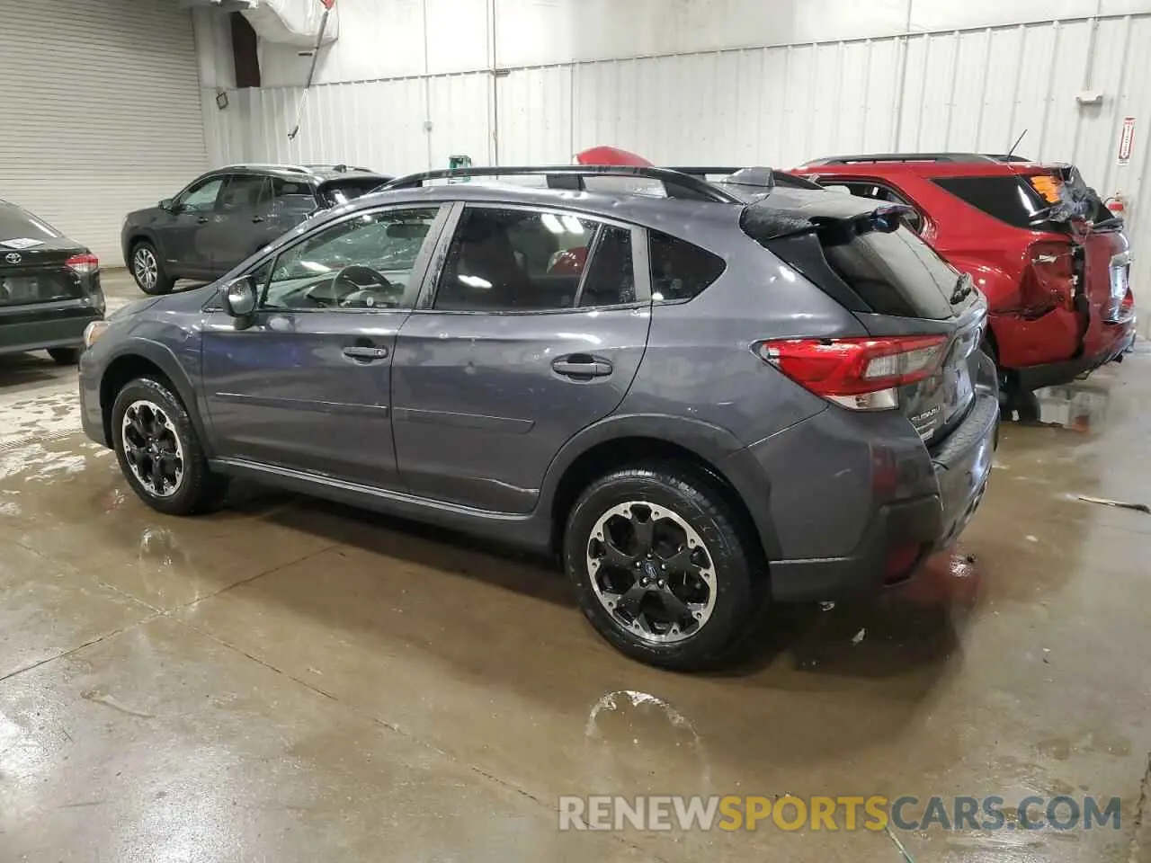 2 Photograph of a damaged car JF2GTAEC2NH255824 SUBARU CROSSTREK 2022