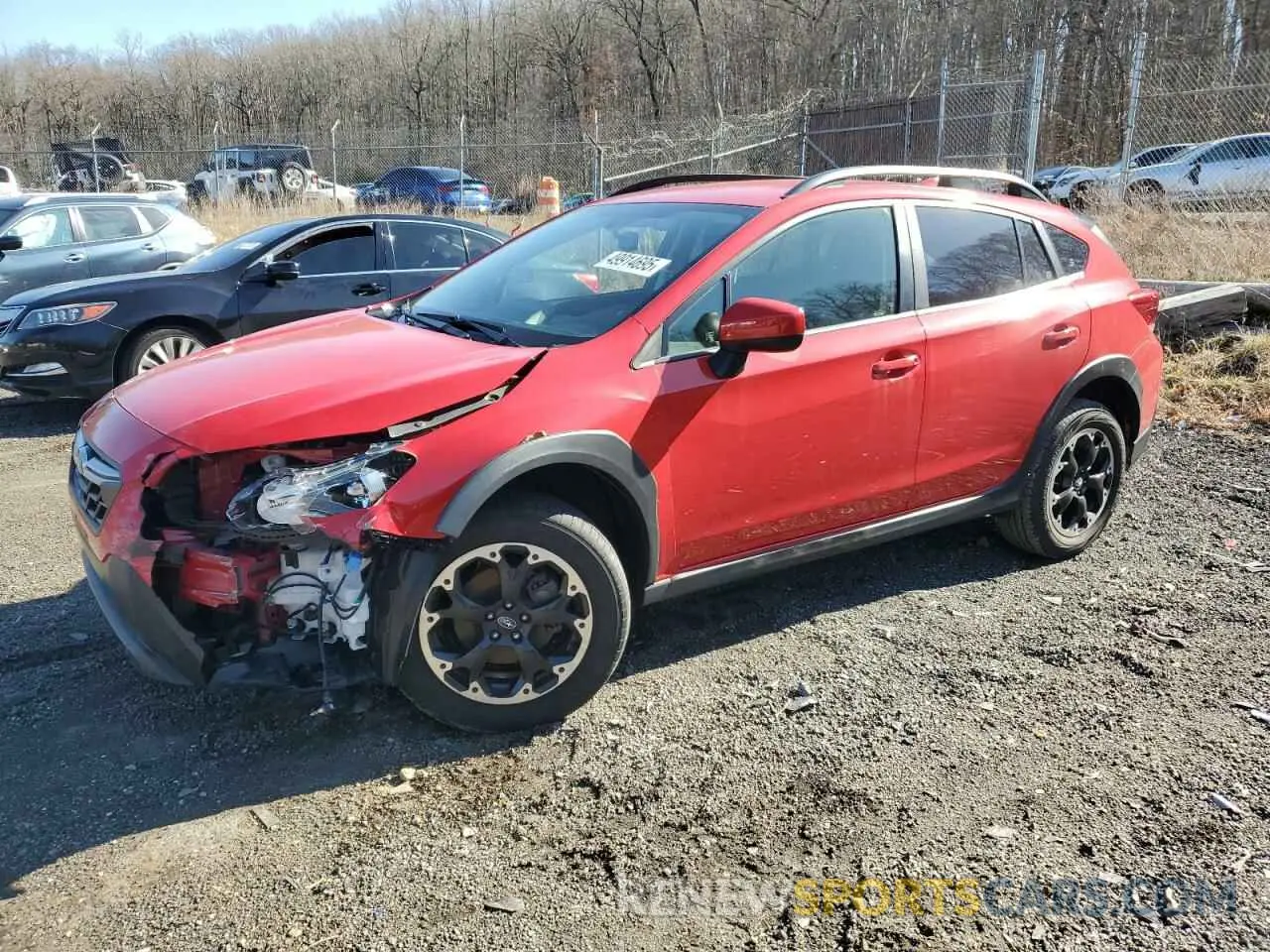 1 Photograph of a damaged car JF2GTAPC3N8217595 SUBARU CROSSTREK 2022