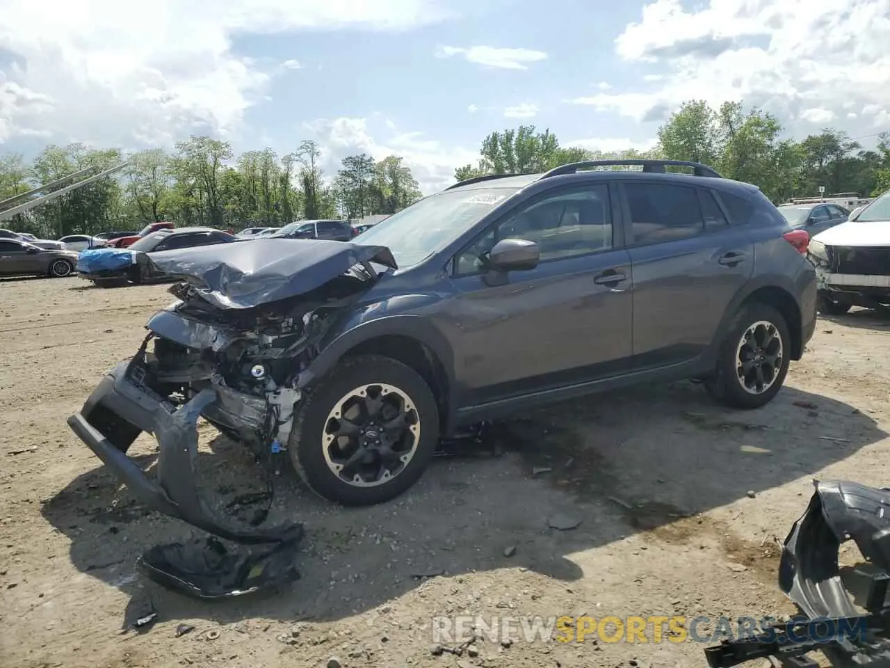 1 Photograph of a damaged car JF2GTAPC8NH257865 SUBARU CROSSTREK 2022