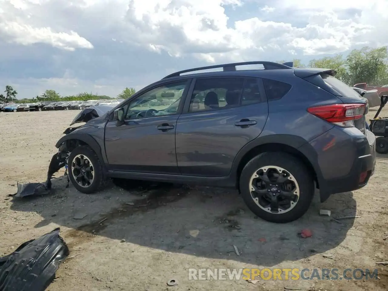 2 Photograph of a damaged car JF2GTAPC8NH257865 SUBARU CROSSTREK 2022
