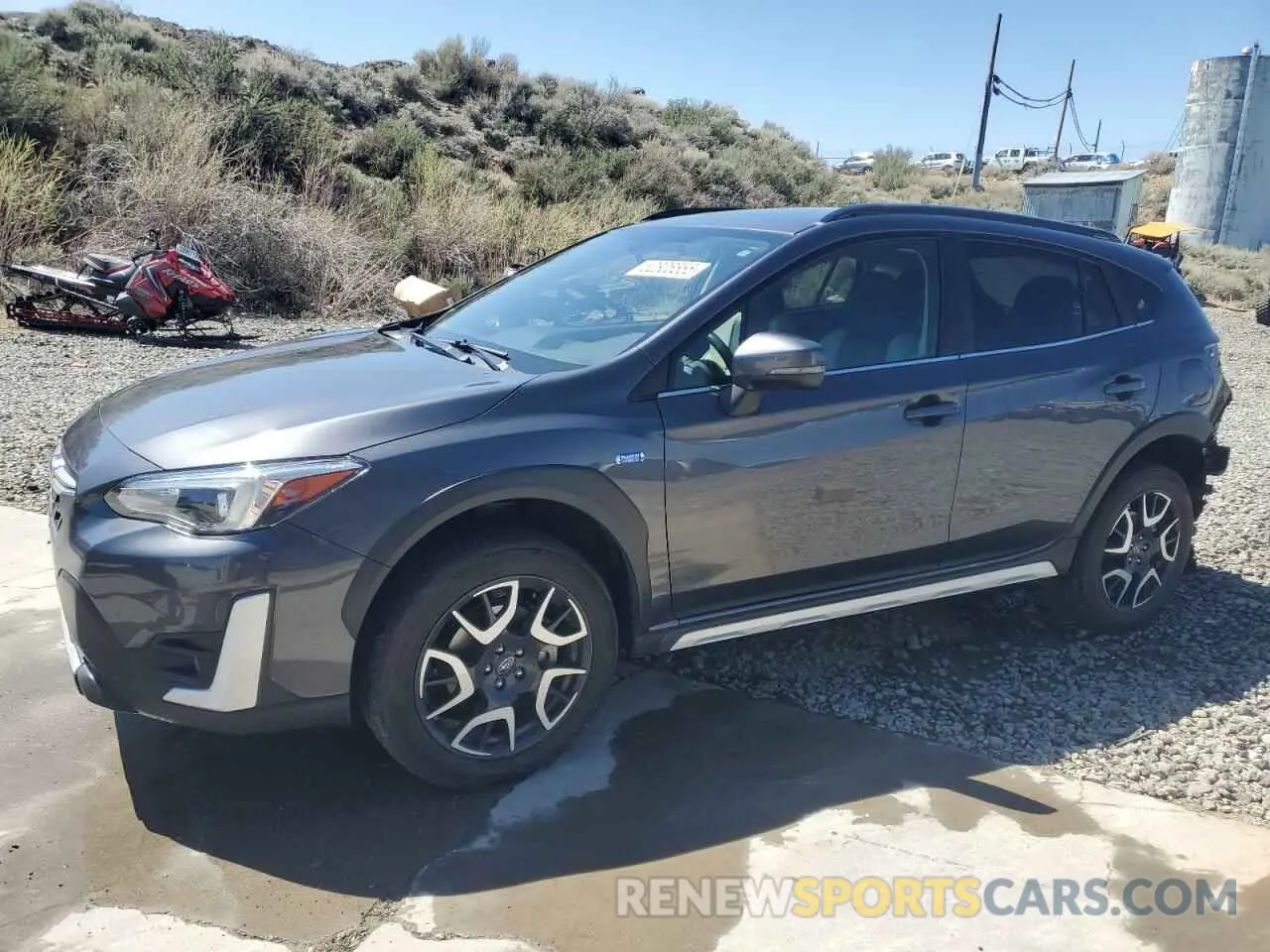 1 Photograph of a damaged car JF2GTDEC2NH224431 SUBARU CROSSTREK 2022