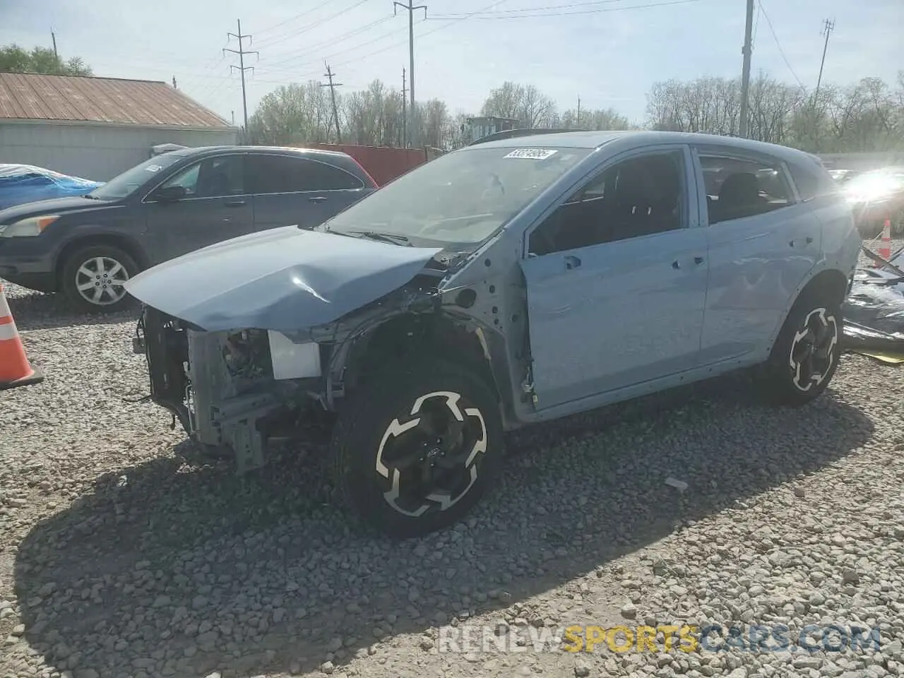 1 Photograph of a damaged car JF2GTHMC2NH285707 SUBARU CROSSTREK 2022