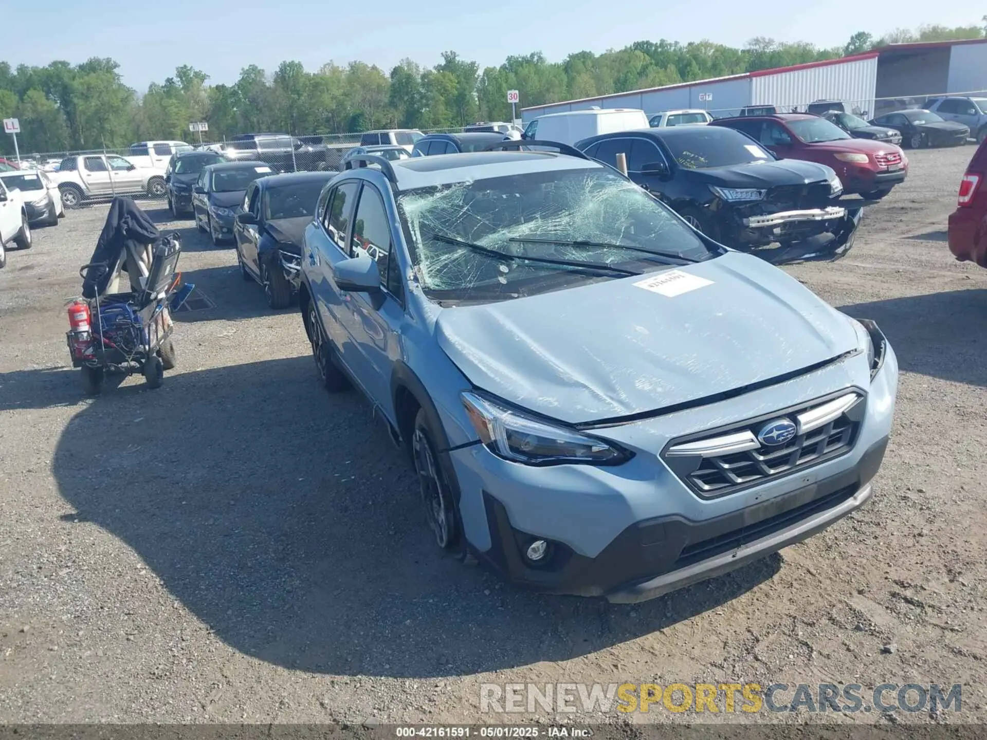 1 Photograph of a damaged car JF2GTHMC9N8200779 SUBARU CROSSTREK 2022