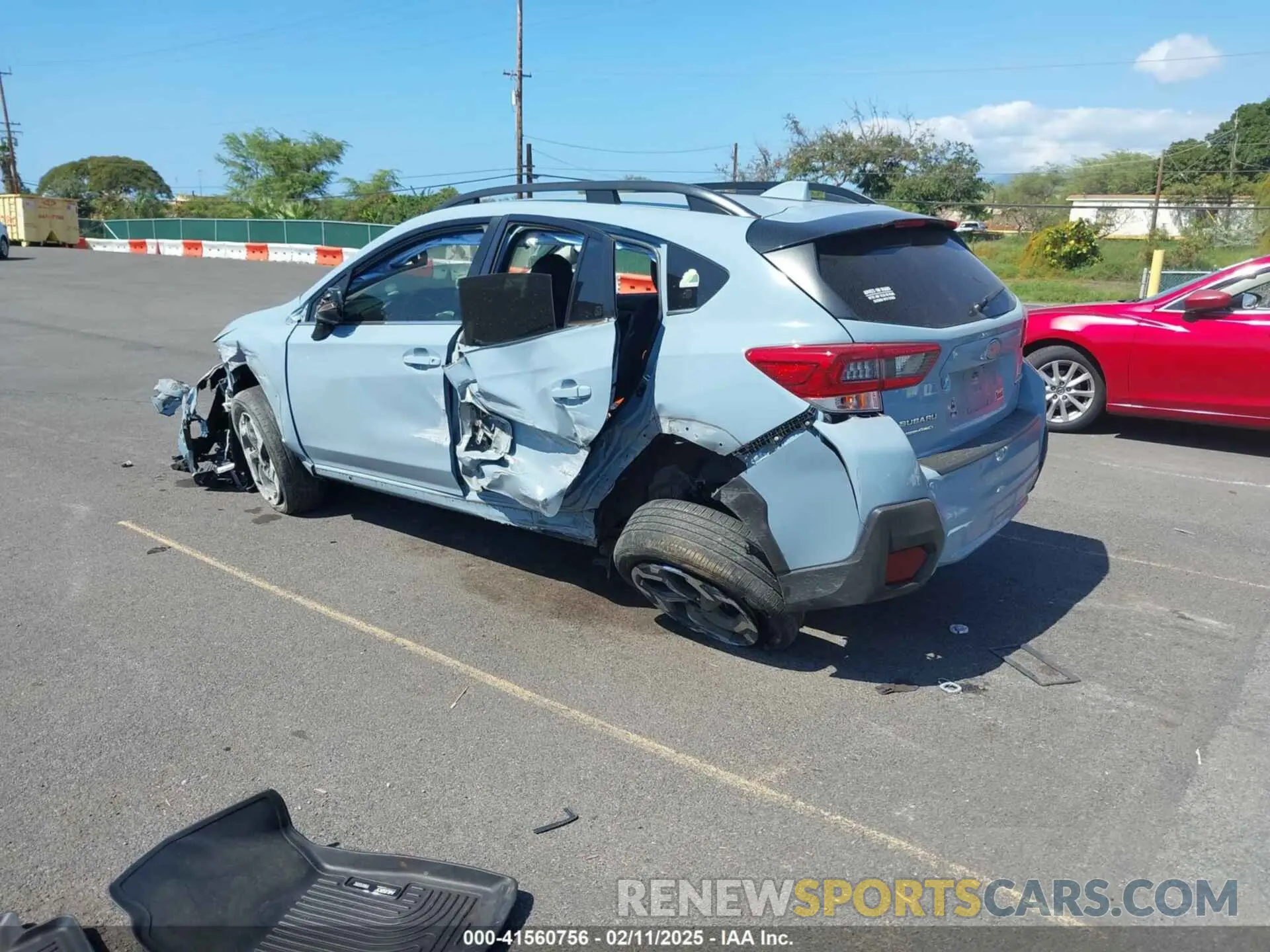 3 Photograph of a damaged car JF2GTHMC9N8217002 SUBARU CROSSTREK 2022