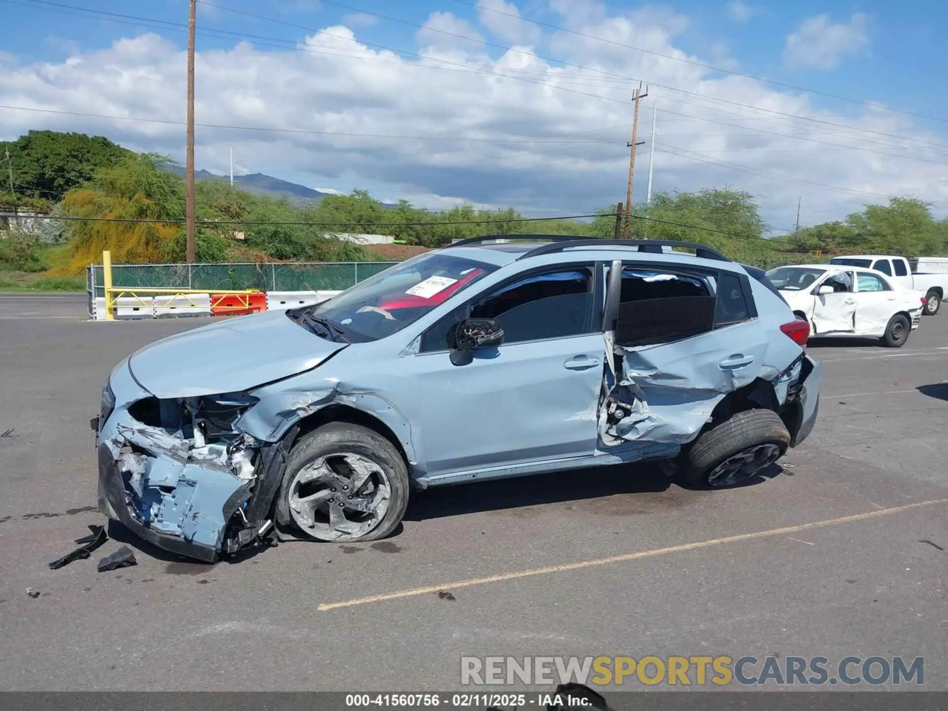 6 Photograph of a damaged car JF2GTHMC9N8217002 SUBARU CROSSTREK 2022