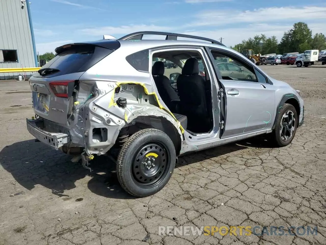 3 Photograph of a damaged car JF2GTHMC9N8232051 SUBARU CROSSTREK 2022