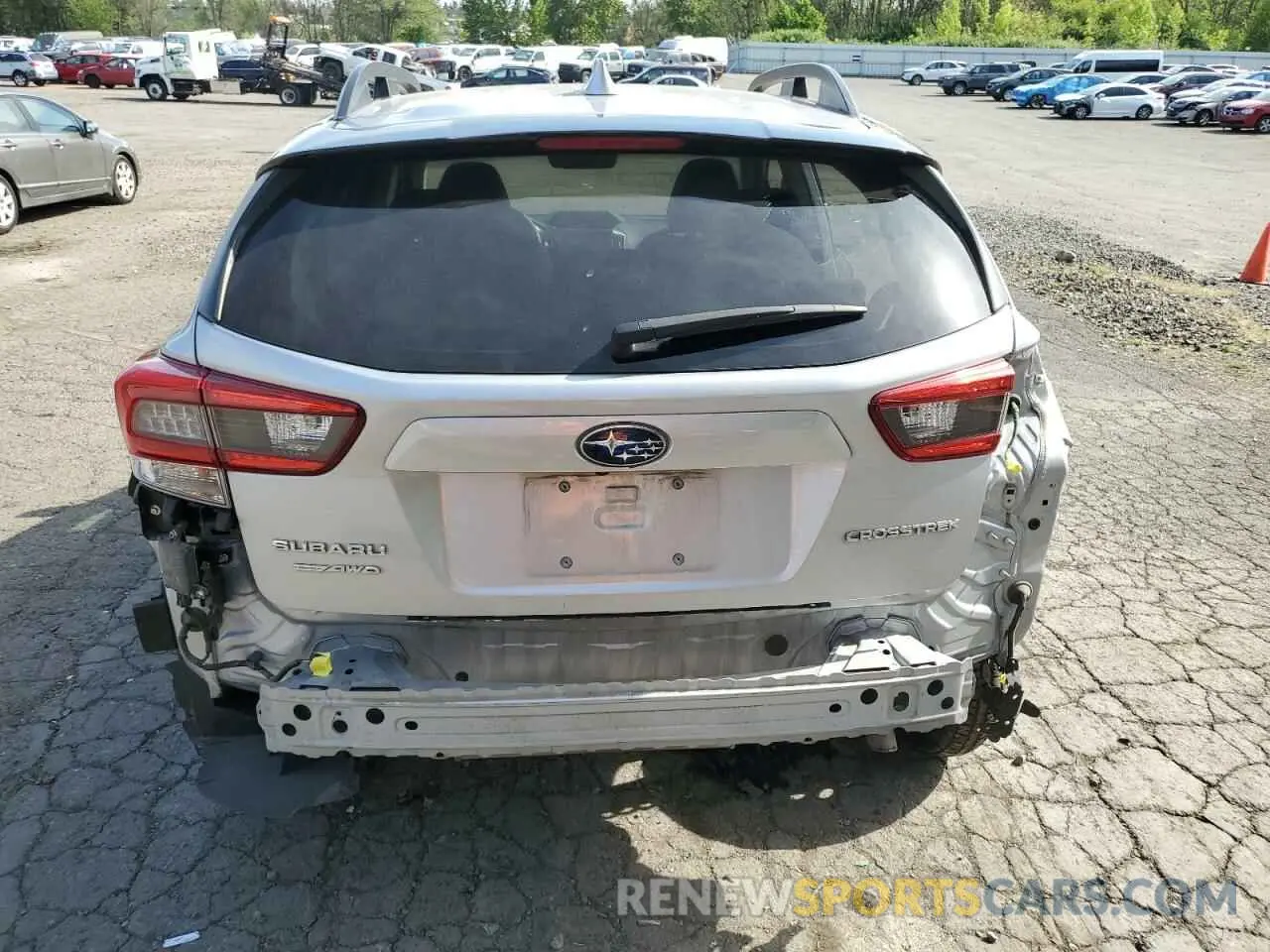 6 Photograph of a damaged car JF2GTHMC9N8232051 SUBARU CROSSTREK 2022