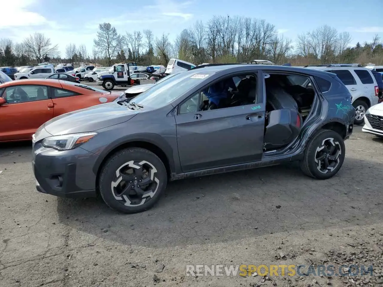 1 Photograph of a damaged car JF2GTHMC9N8250615 SUBARU CROSSTREK 2022
