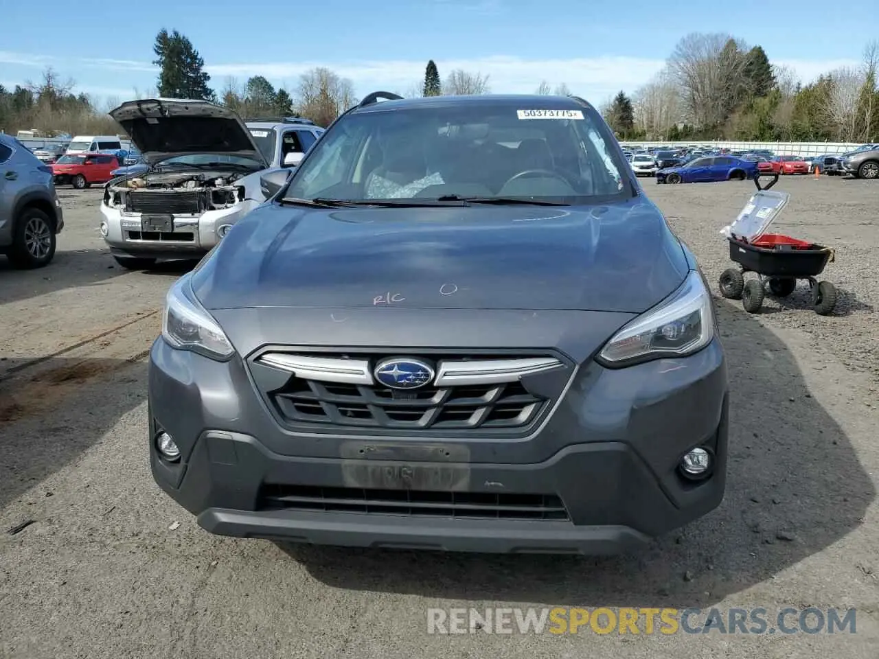 5 Photograph of a damaged car JF2GTHMC9N8250615 SUBARU CROSSTREK 2022