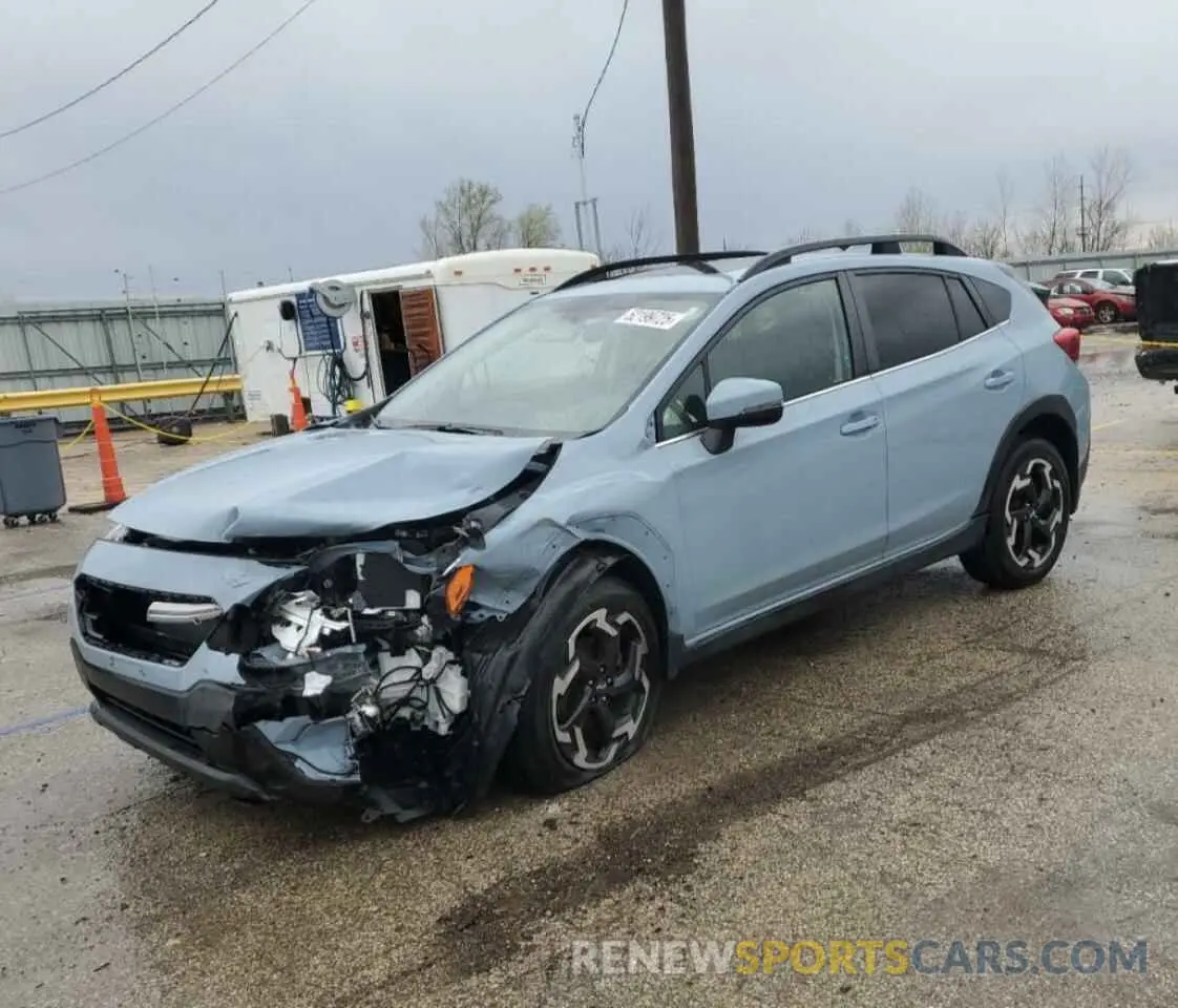 1 Photograph of a damaged car JF2GTHNC9NH284228 SUBARU CROSSTREK 2022