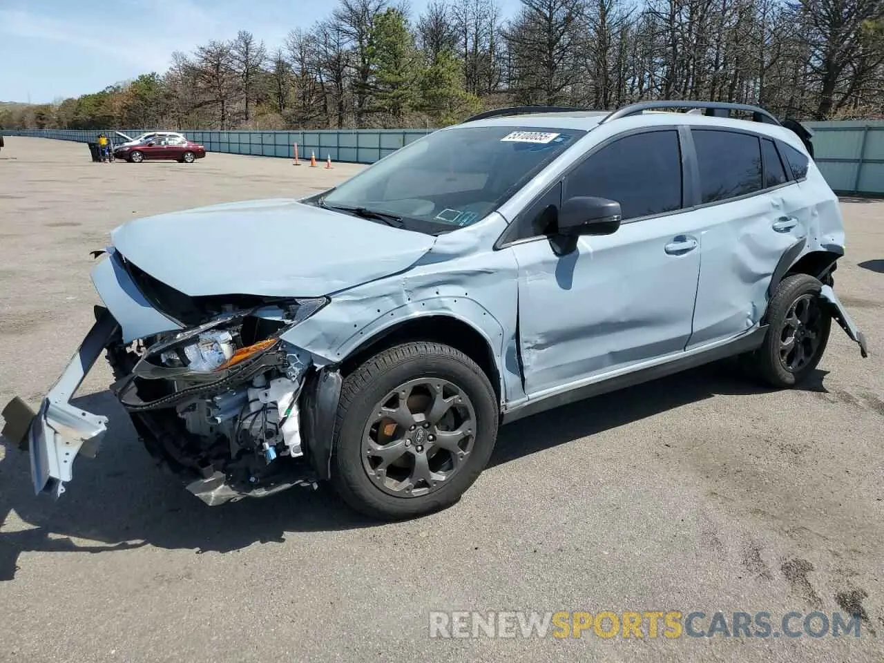 1 Photograph of a damaged car JF2GTHSC3NH272080 SUBARU CROSSTREK 2022
