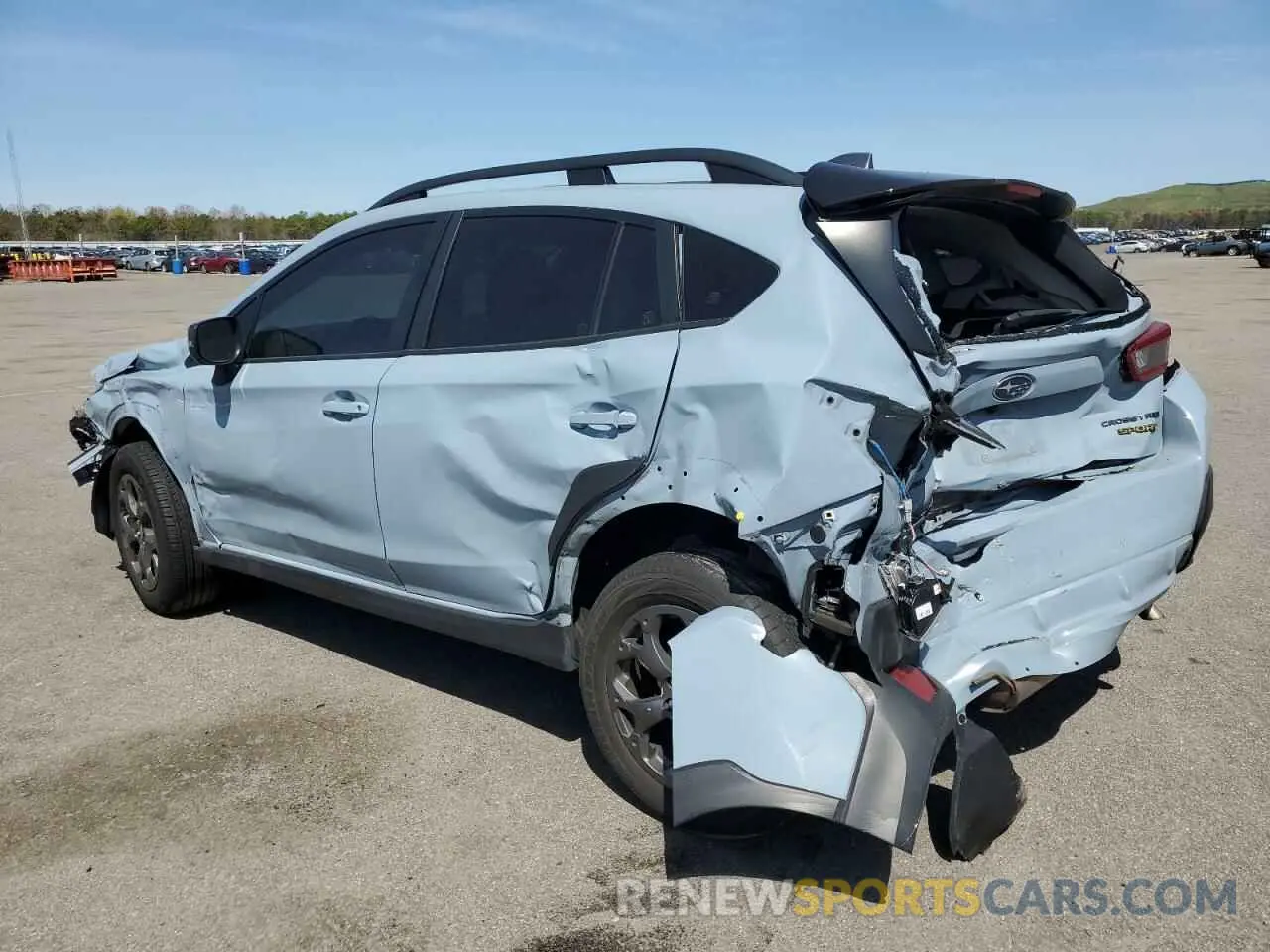 2 Photograph of a damaged car JF2GTHSC3NH272080 SUBARU CROSSTREK 2022