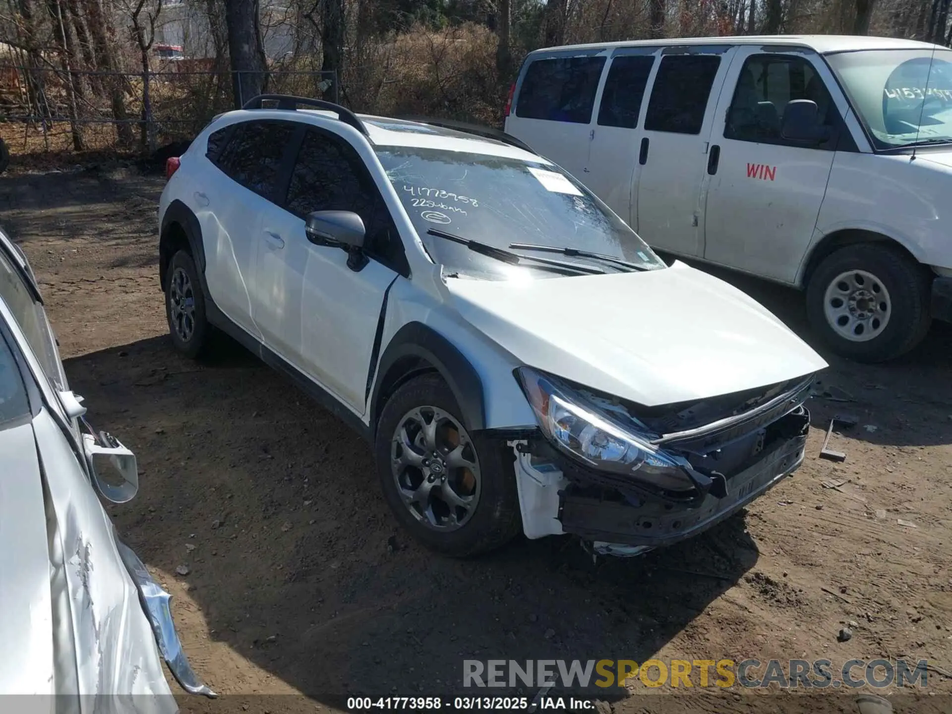 1 Photograph of a damaged car JF2GTHSC4NH231716 SUBARU CROSSTREK 2022