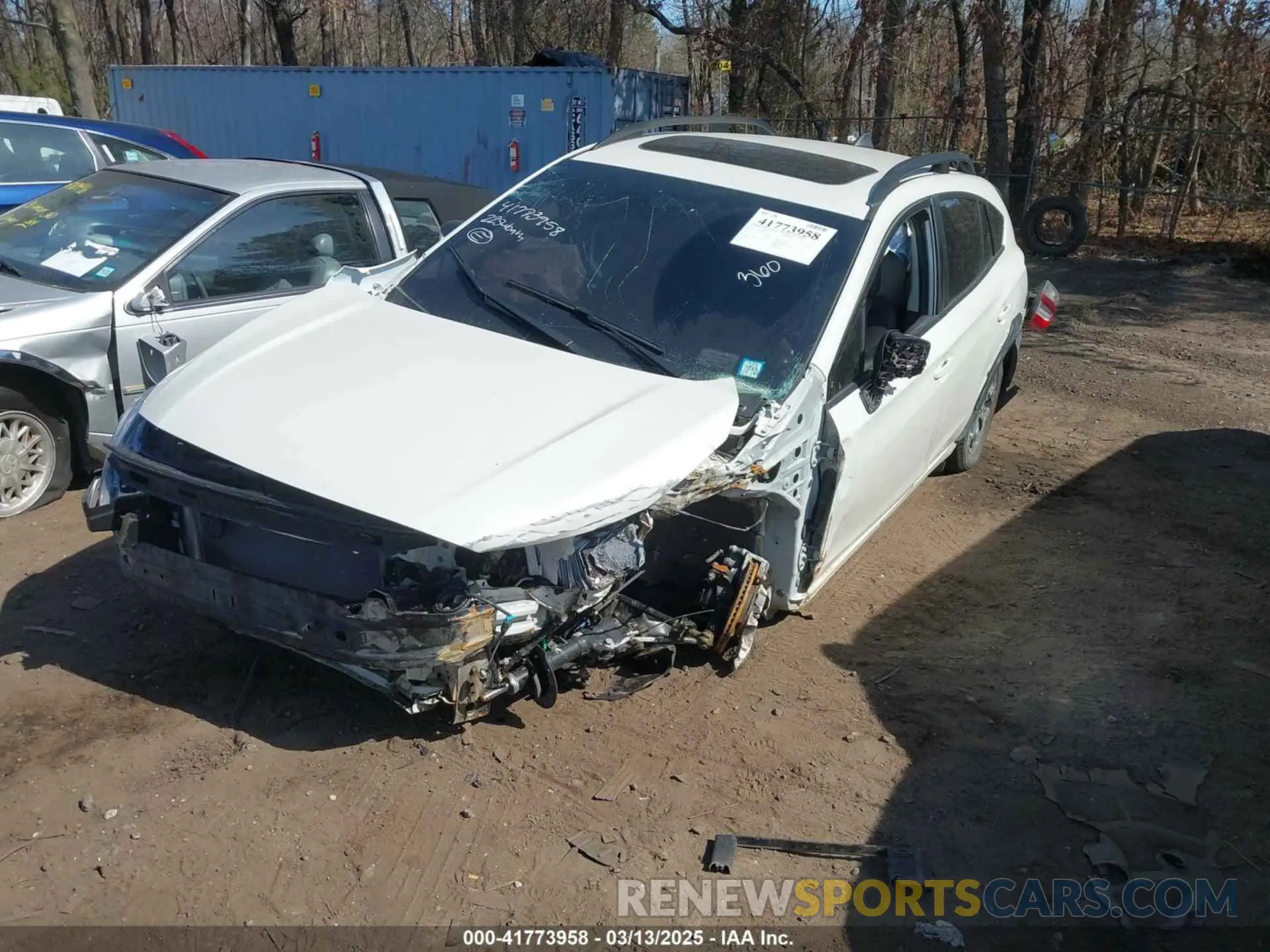 2 Photograph of a damaged car JF2GTHSC4NH231716 SUBARU CROSSTREK 2022