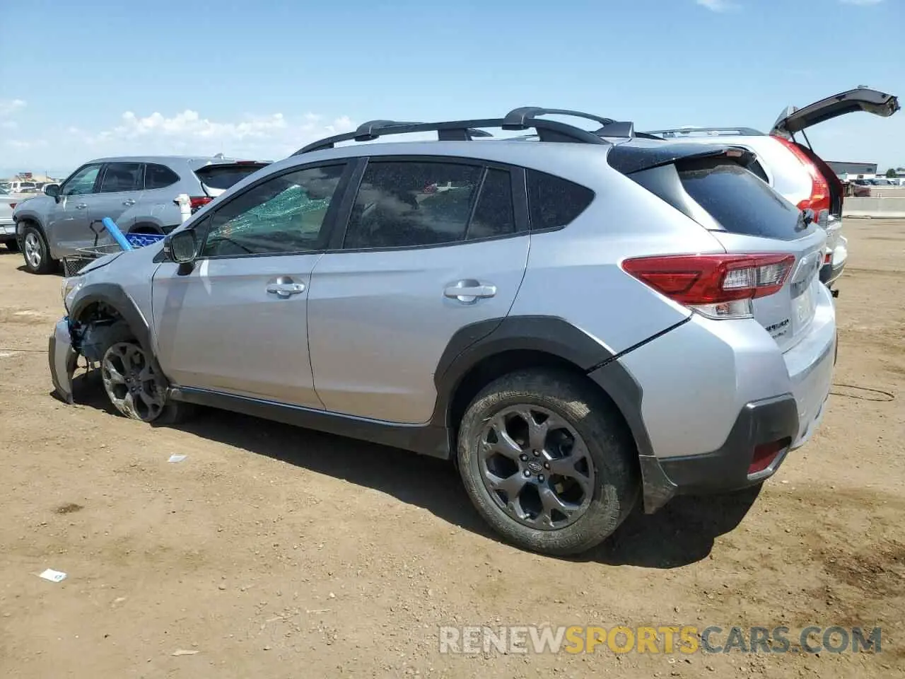 2 Photograph of a damaged car JF2GTHSC6NH286524 SUBARU CROSSTREK 2022