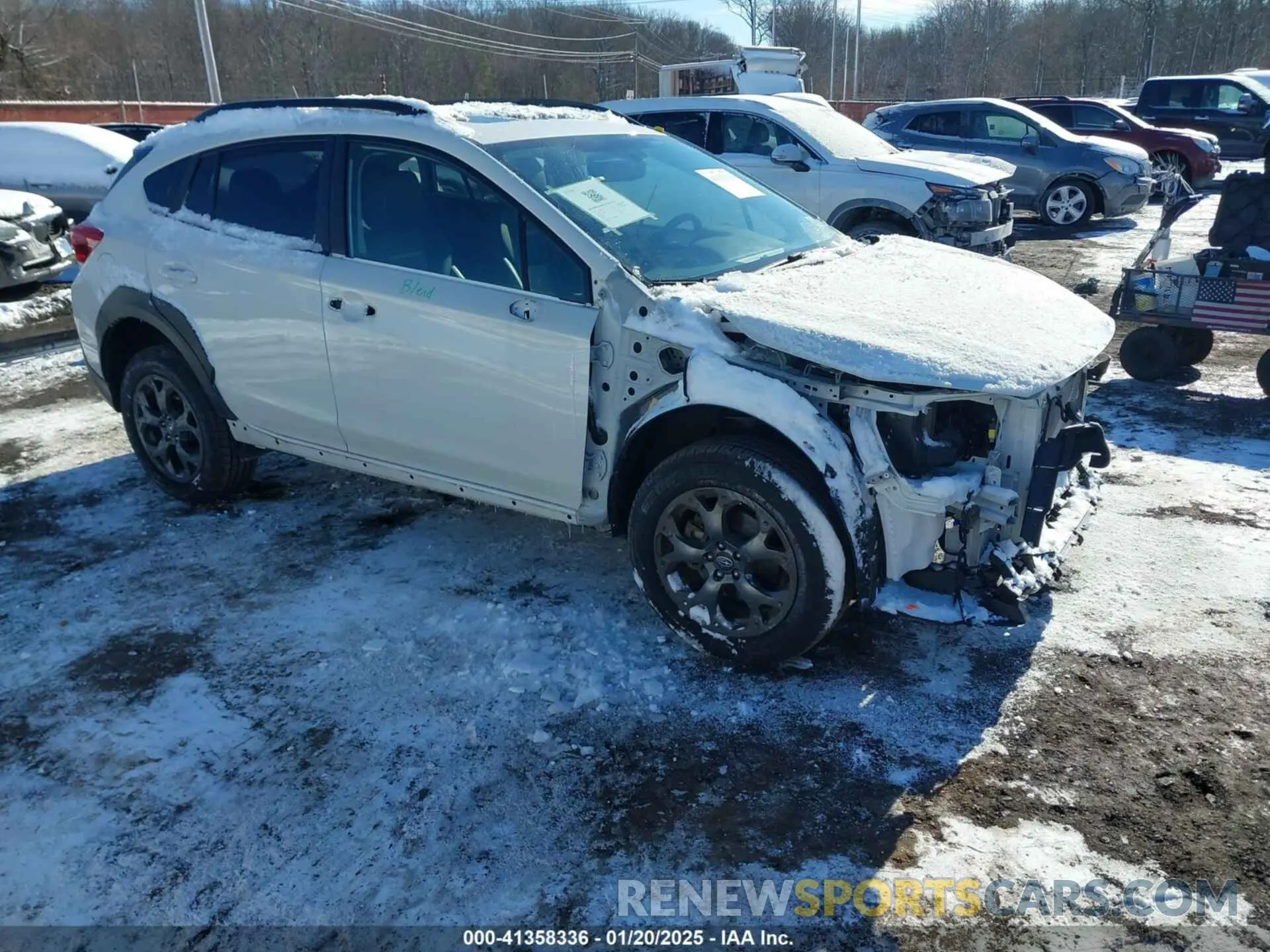 1 Фотография поврежденного автомобиля JF2GTHSC7NH216398 SUBARU CROSSTREK 2022