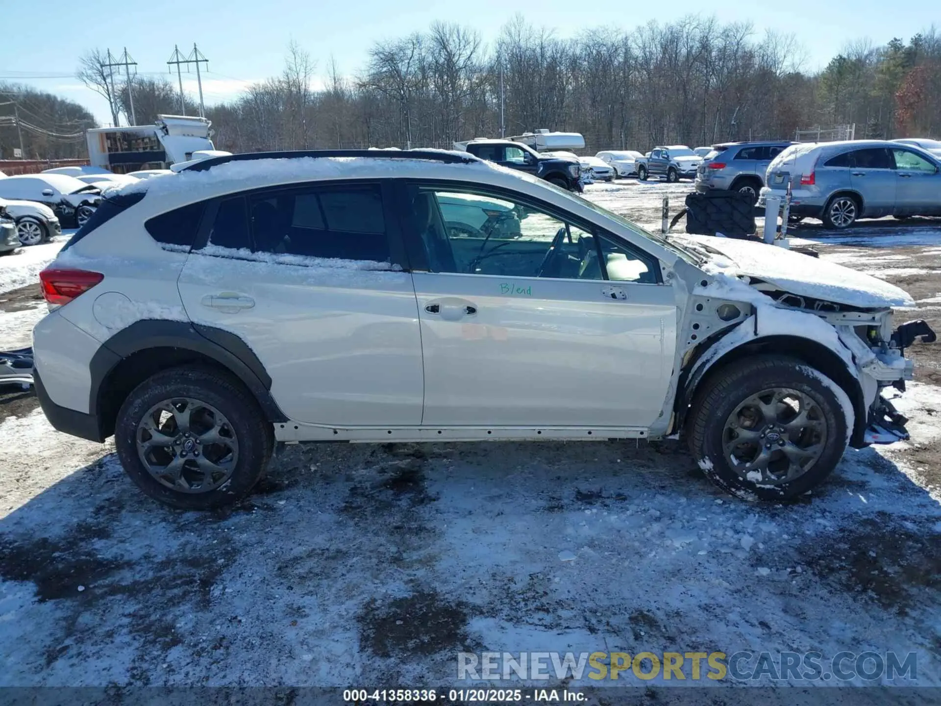 14 Фотография поврежденного автомобиля JF2GTHSC7NH216398 SUBARU CROSSTREK 2022