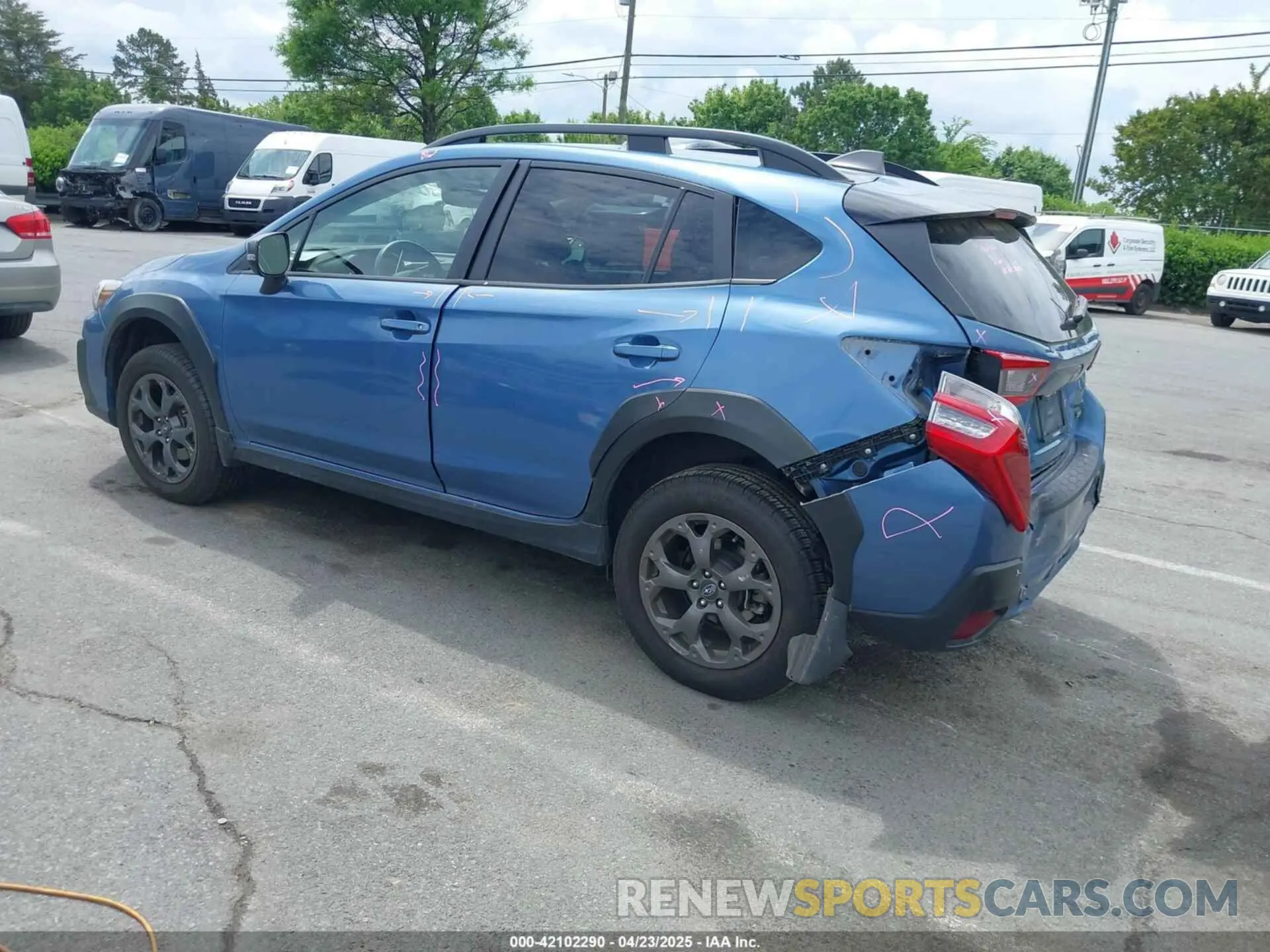 3 Фотография поврежденного автомобиля JF2GTHSC9NH265506 SUBARU CROSSTREK 2022