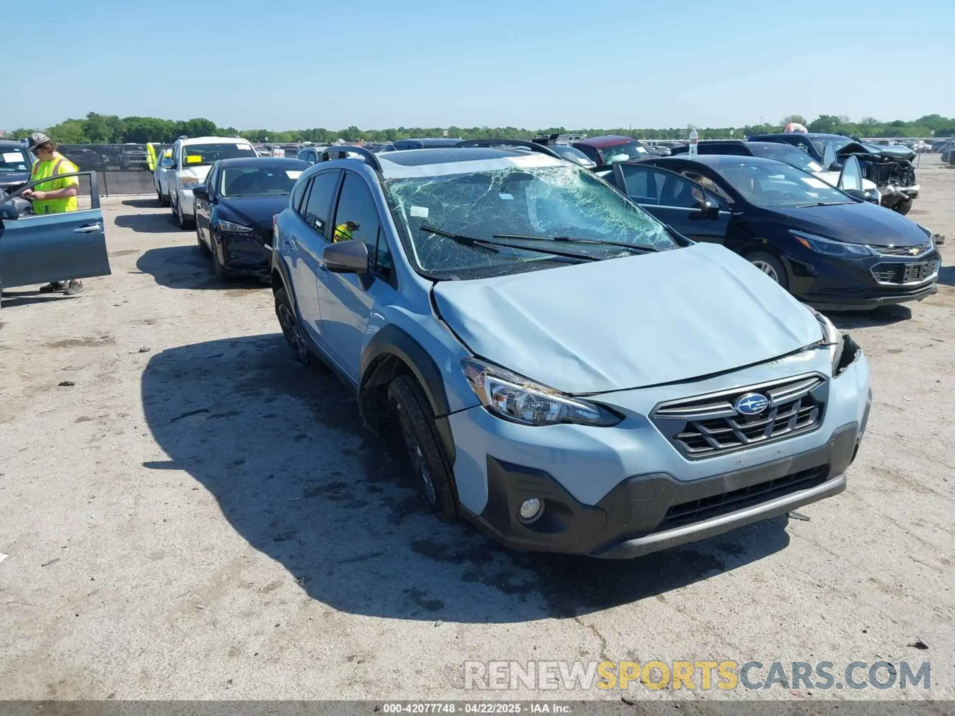 1 Photograph of a damaged car JF2GTHSCXNH260430 SUBARU CROSSTREK 2022