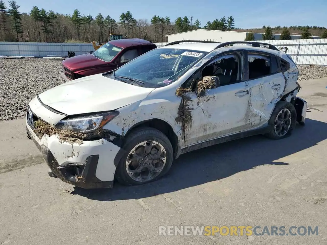 1 Photograph of a damaged car JF2GTACCXPG307213 SUBARU CROSSTREK 2023
