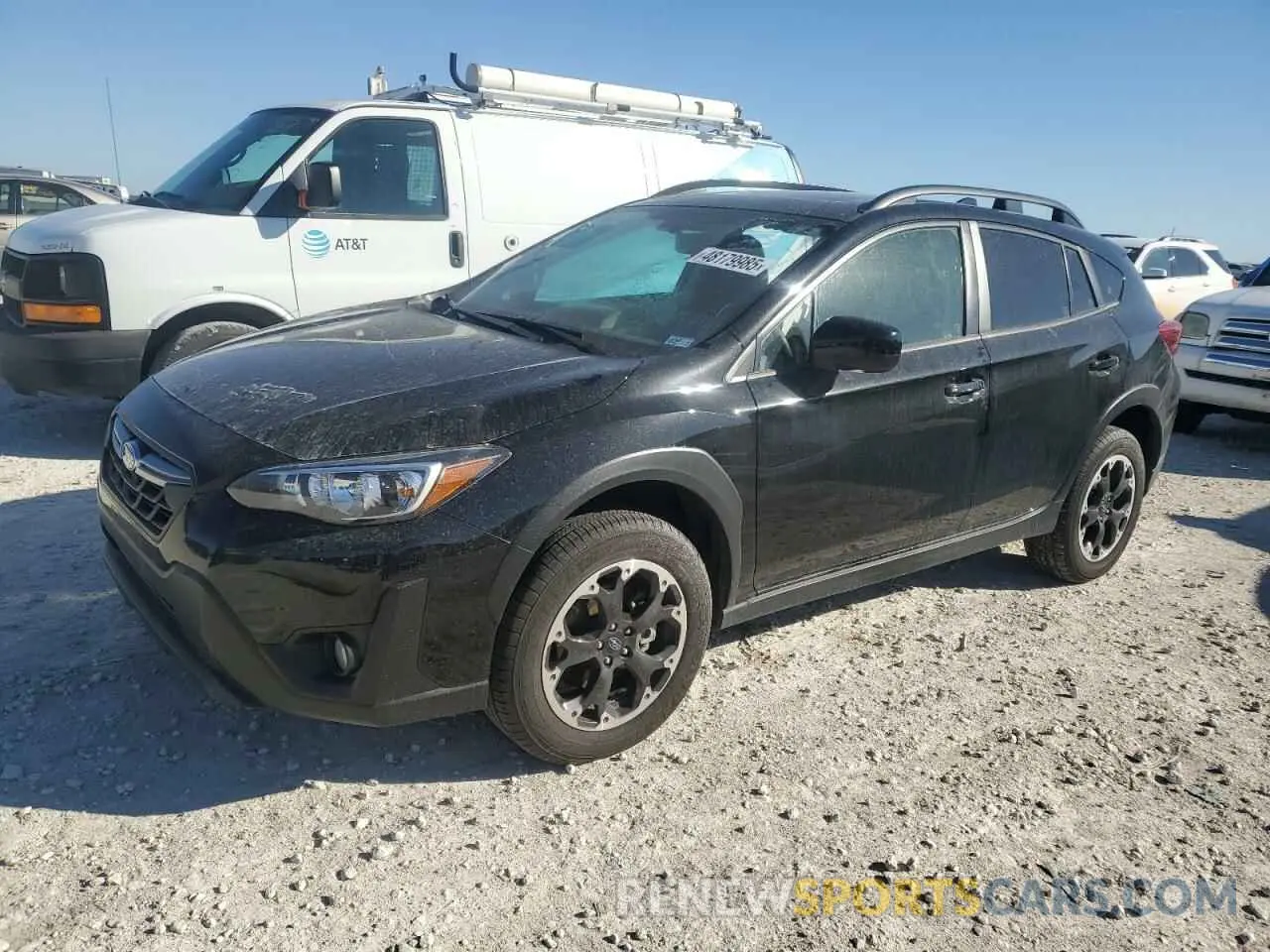 1 Photograph of a damaged car JF2GTAEC0PH301802 SUBARU CROSSTREK 2023