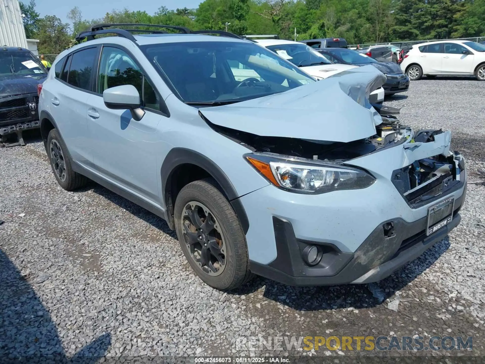 1 Photograph of a damaged car JF2GTAEC6PH307748 SUBARU CROSSTREK 2023