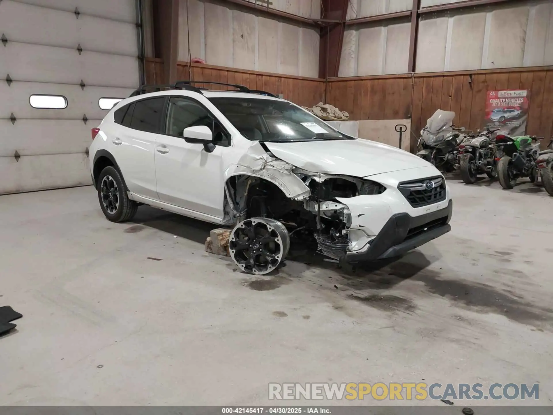 1 Photograph of a damaged car JF2GTAEC9PH274325 SUBARU CROSSTREK 2023
