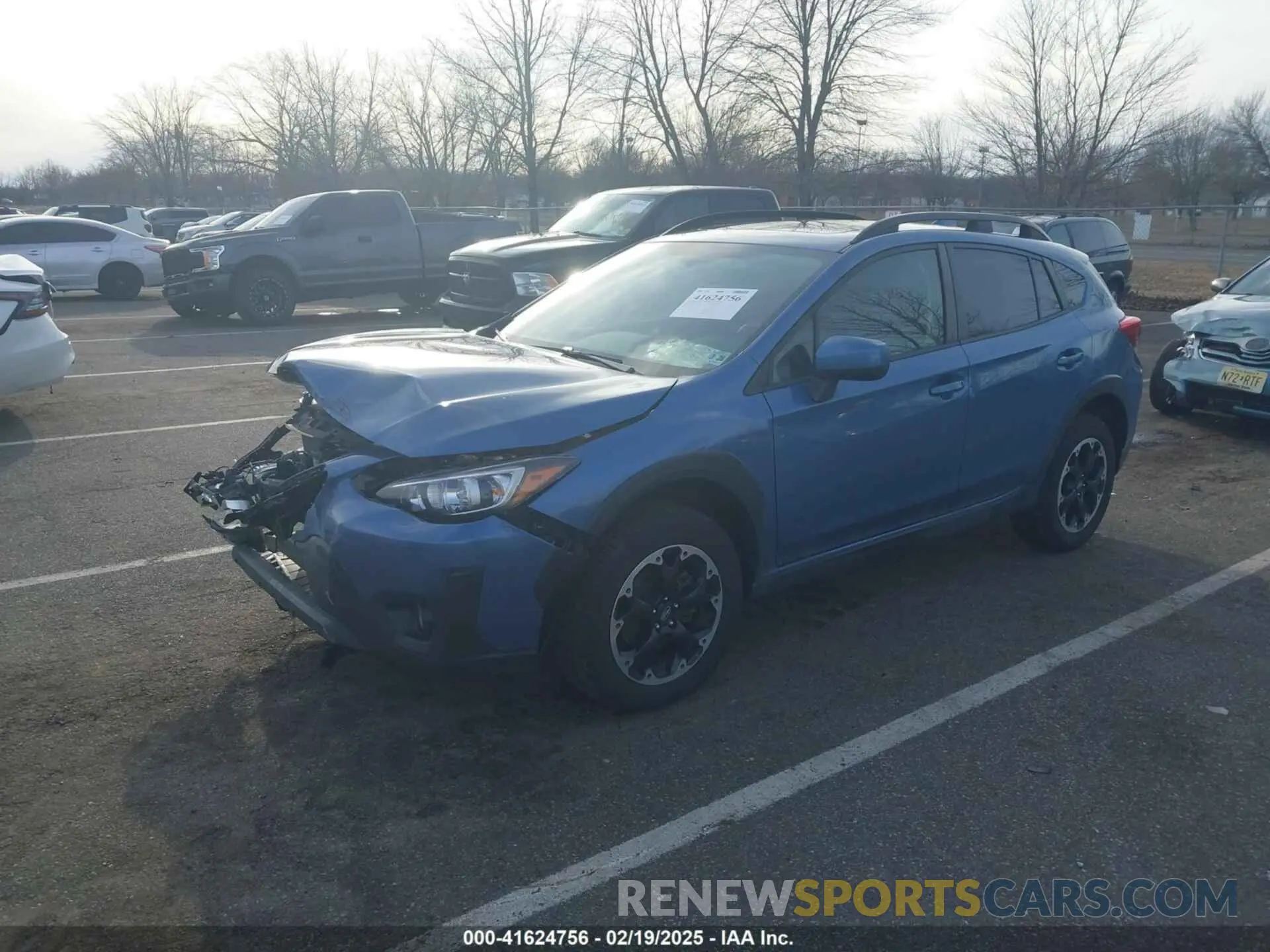 6 Фотография поврежденного автомобиля JF2GTAECXPH318882 SUBARU CROSSTREK 2023