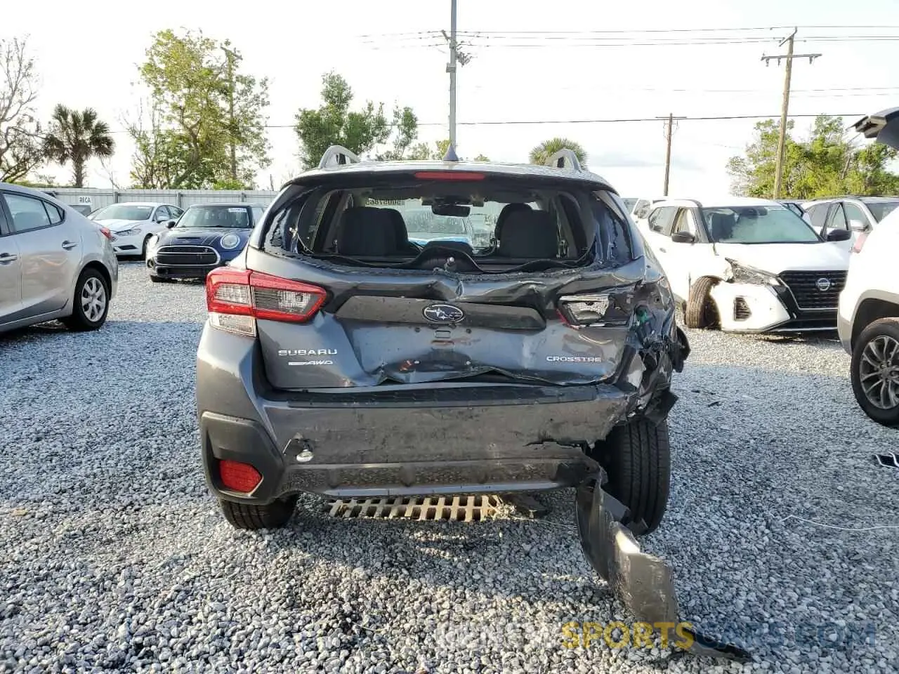 6 Фотография поврежденного автомобиля JF2GTAPC4P8279185 SUBARU CROSSTREK 2023