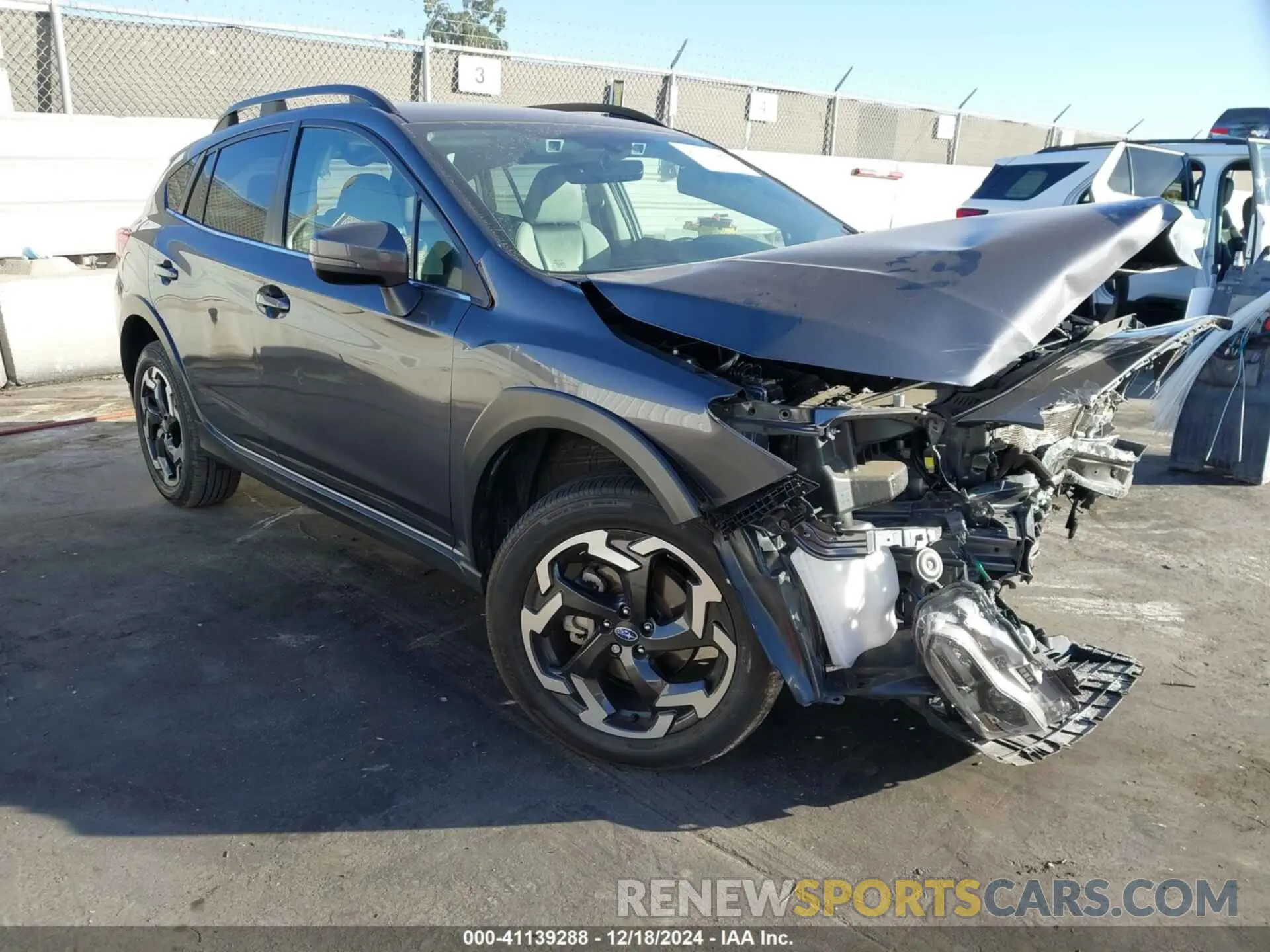 1 Photograph of a damaged car JF2GTHNC2PH277348 SUBARU CROSSTREK 2023
