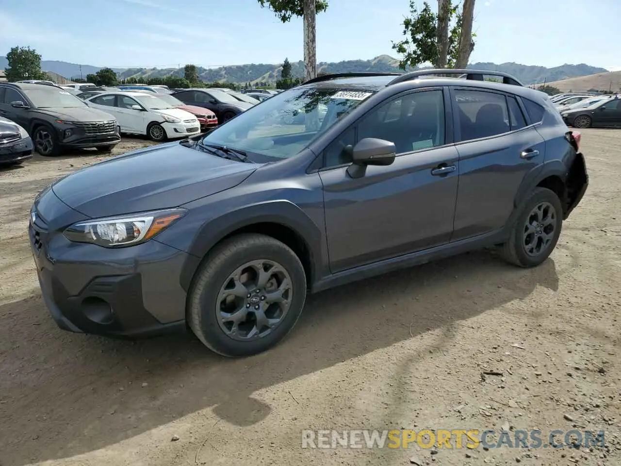 1 Photograph of a damaged car JF2GTHRC2PH260933 SUBARU CROSSTREK 2023